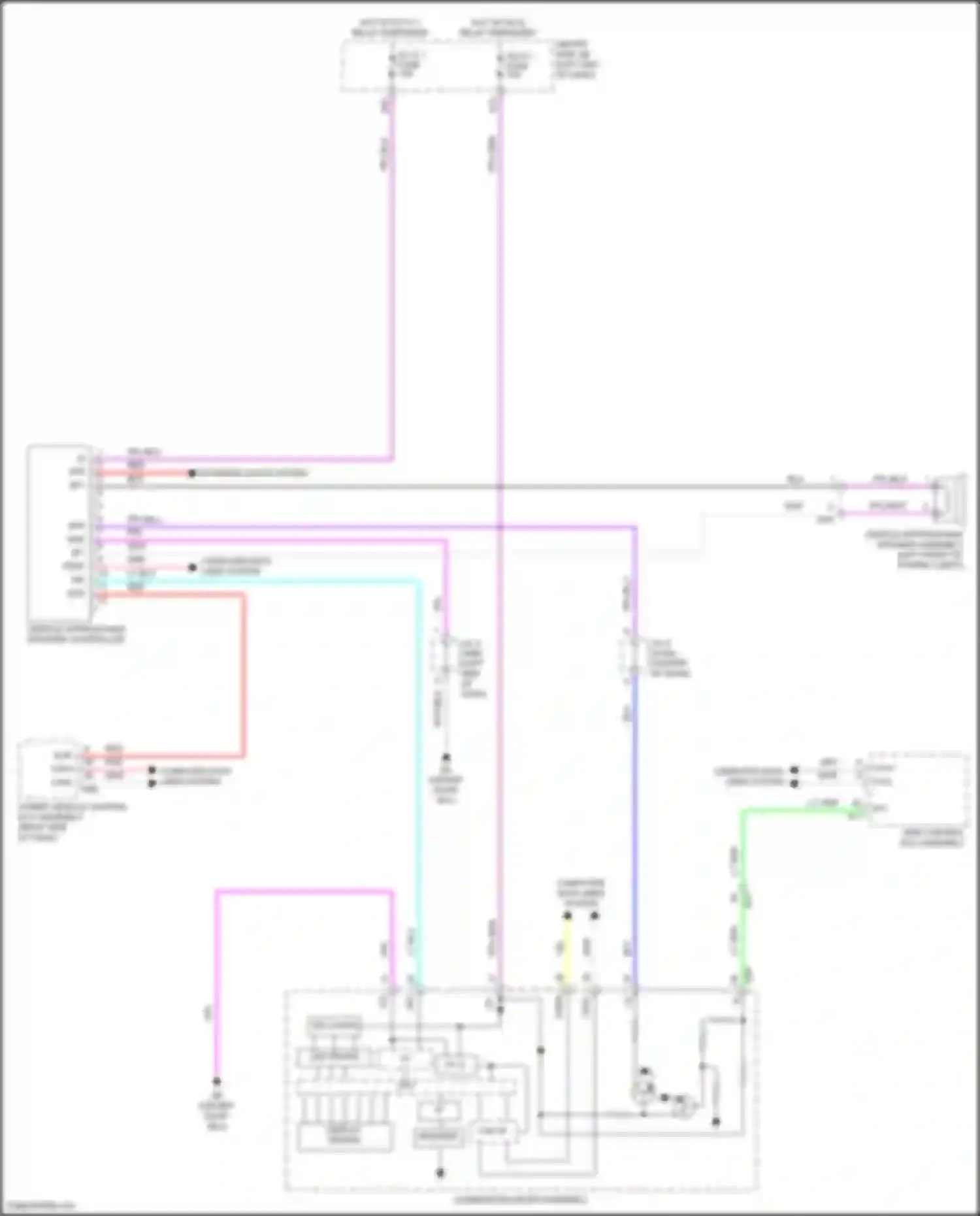 LS Lexus V (2017-2021): Vehicle proximity notification circuit