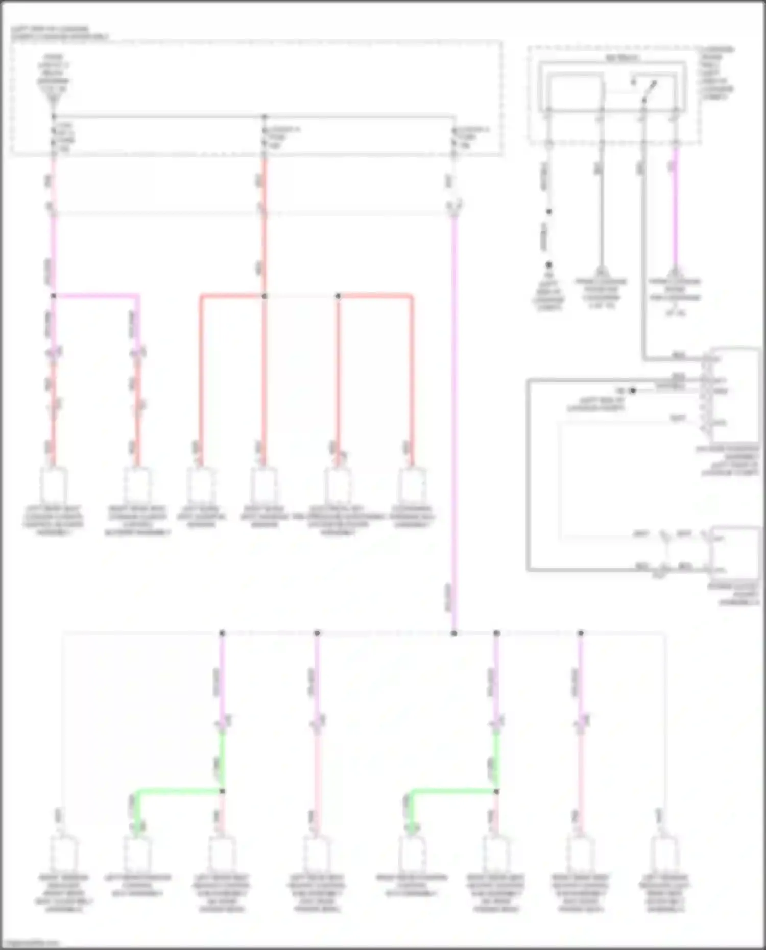 LS Lexus V (2017-2021): Power distribution circuit (3 of 10)