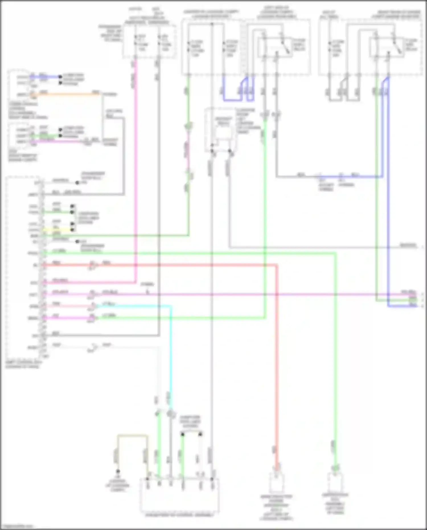 LS Lexus V (2017-2021): Shift interlock circuit (1 of 2)