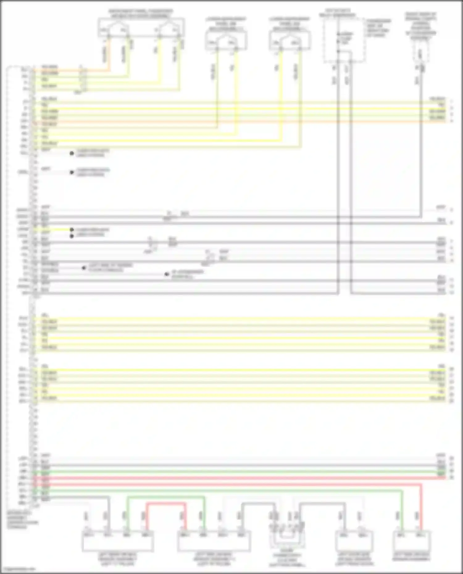 LS Lexus V (2017-2021): Supplemental restraint circuit (1 of 4)