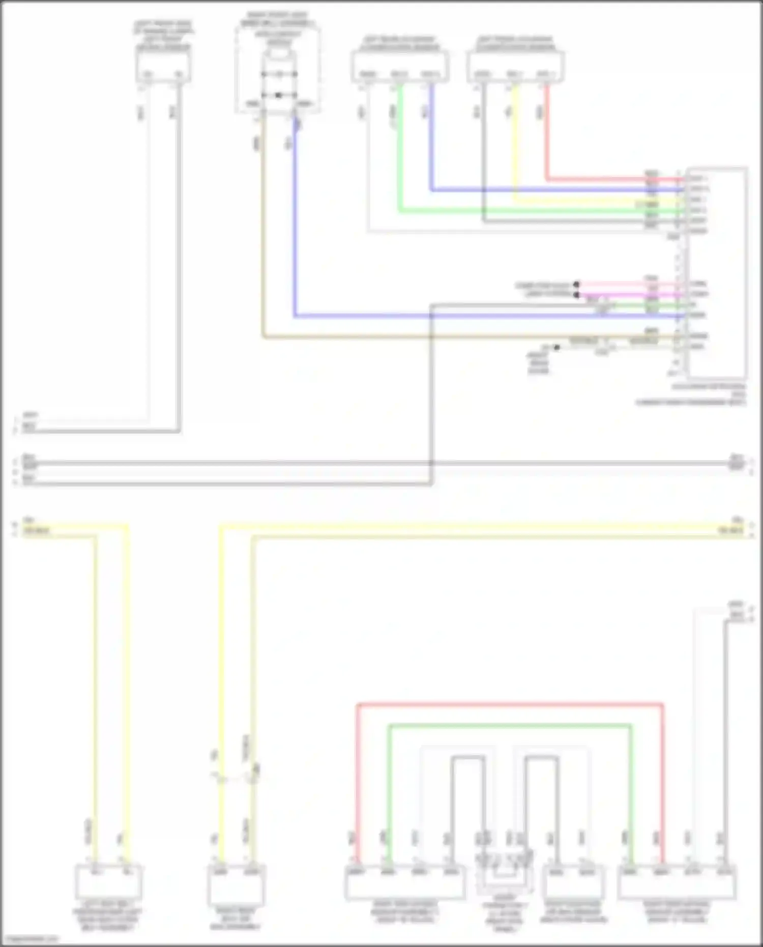 LS Lexus V (2017-2021): Supplemental restraint circuit (3 of 4)