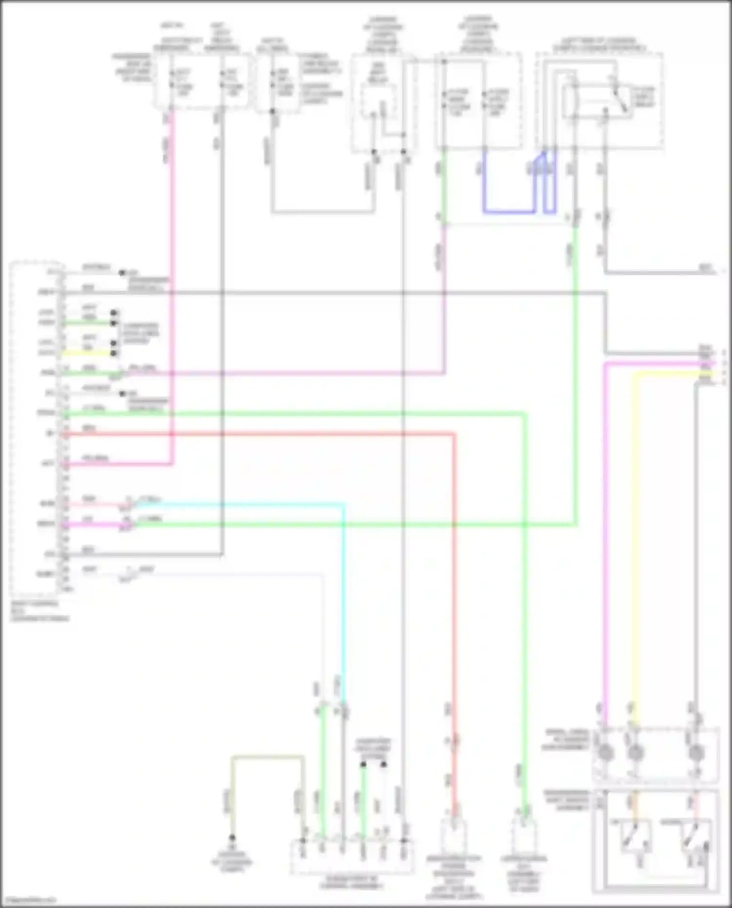 LS Lexus V (2017-2021): Transmission circuit (1 of 4)