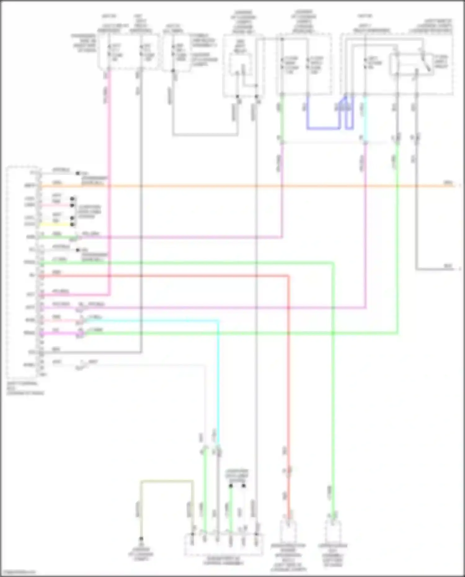 LS Lexus V (2017-2021): Transmission circuit (1 of 5)