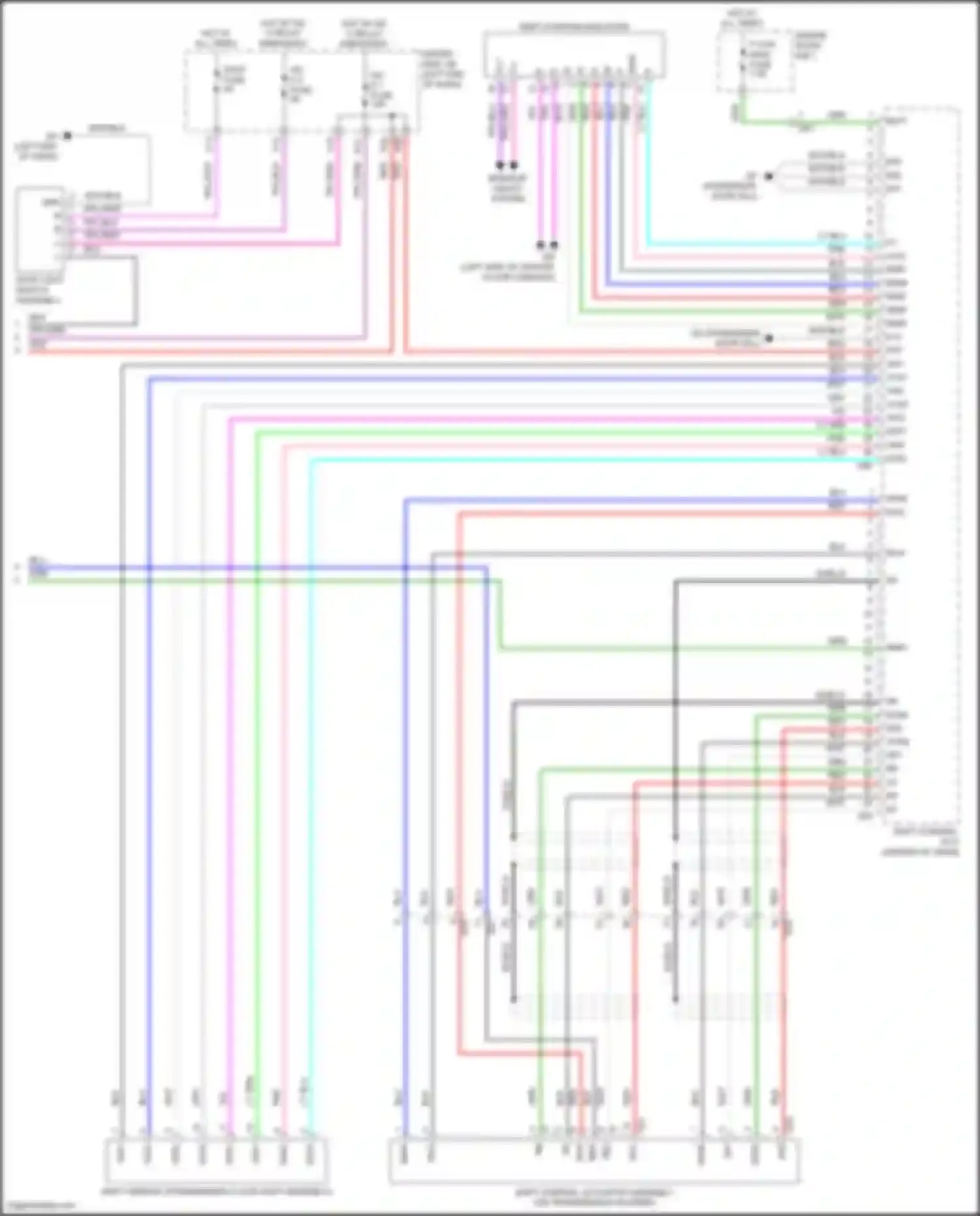 LS Lexus V (2017-2021): Transmission circuit (5 of 5)