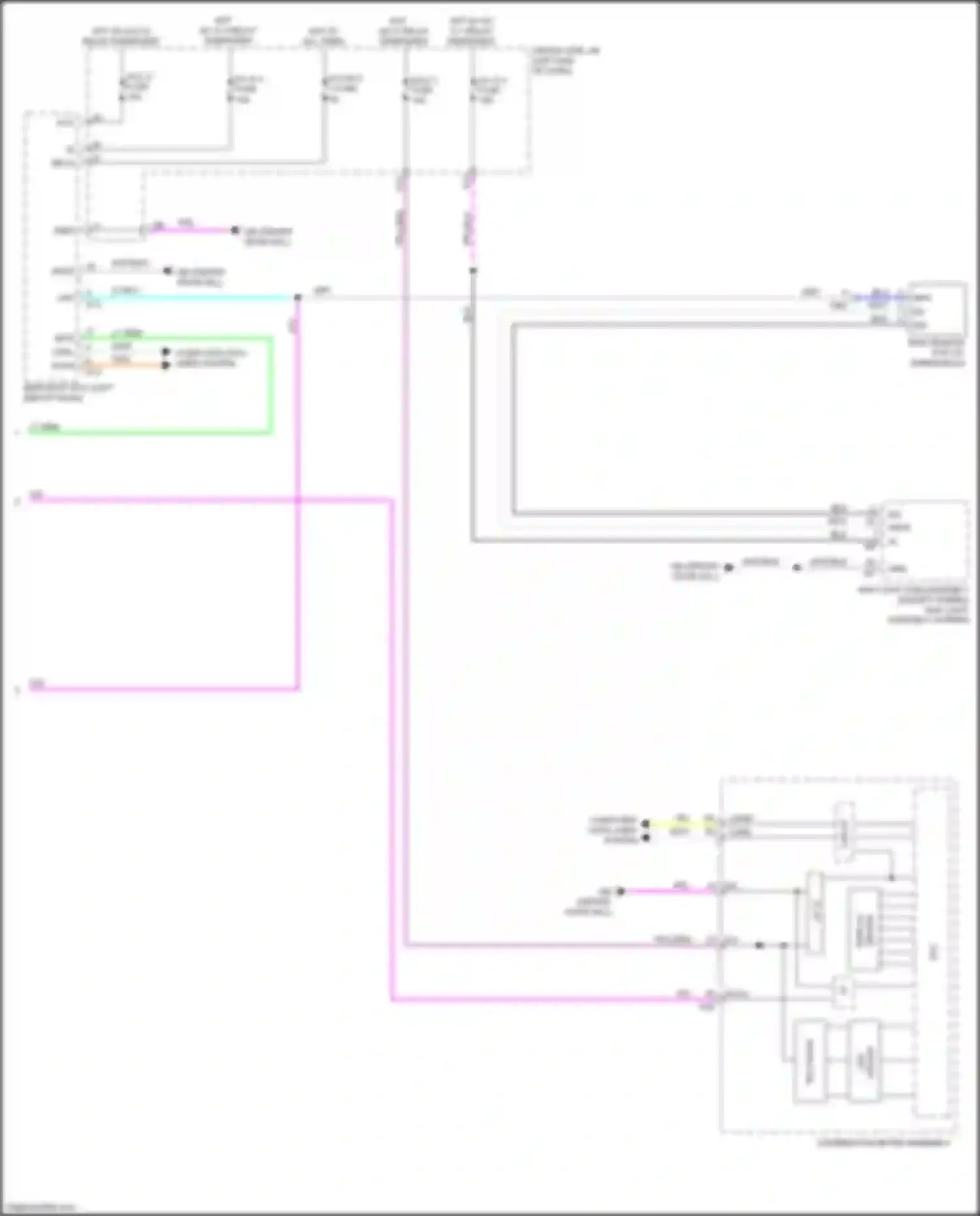 LS Lexus V (2017-2021): Front wiper/washer circuit (2 of 2)