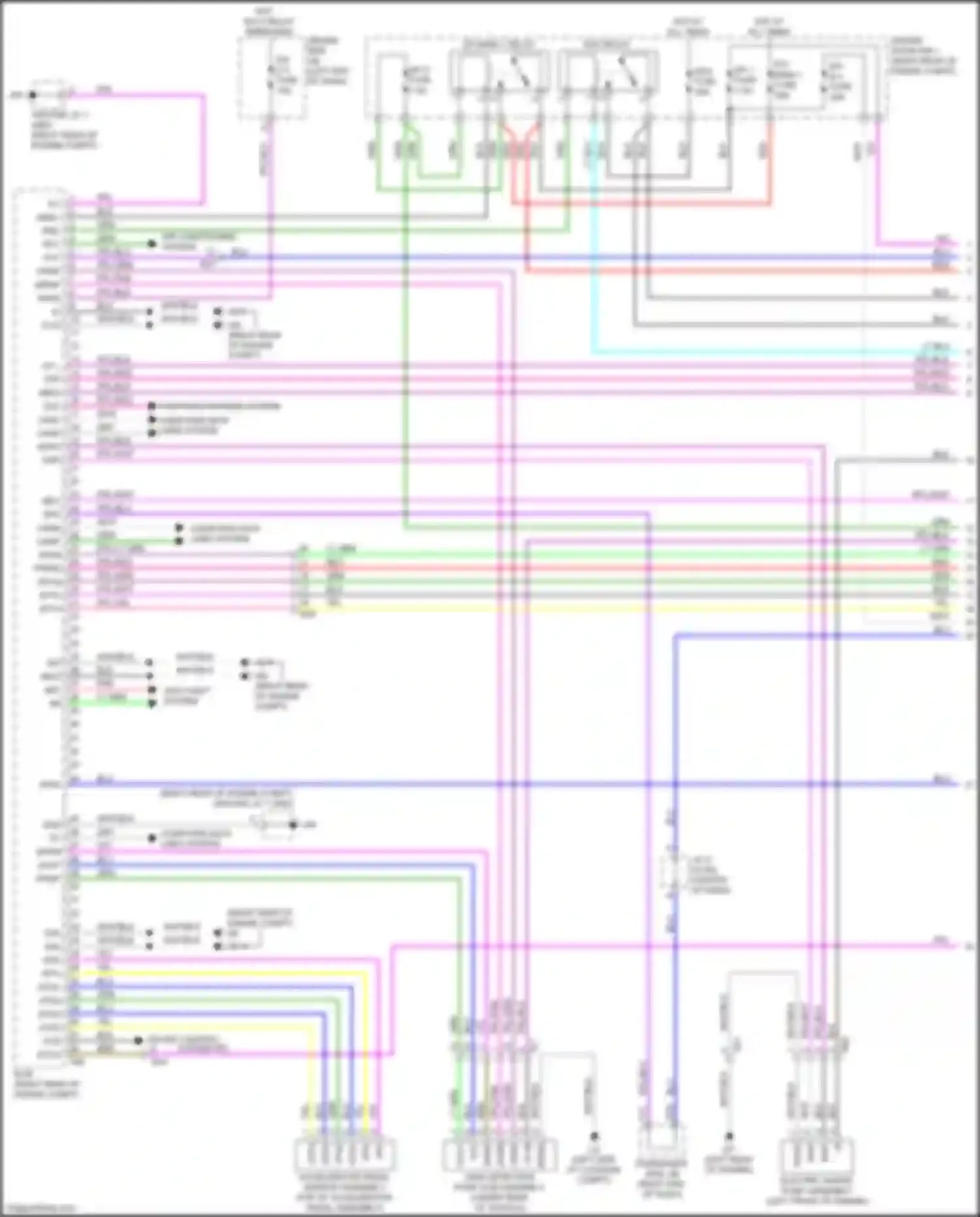 Wiring diagram accelerator pedal sensor assembly for Lexus LS V (2017-2021) (4 of 6)