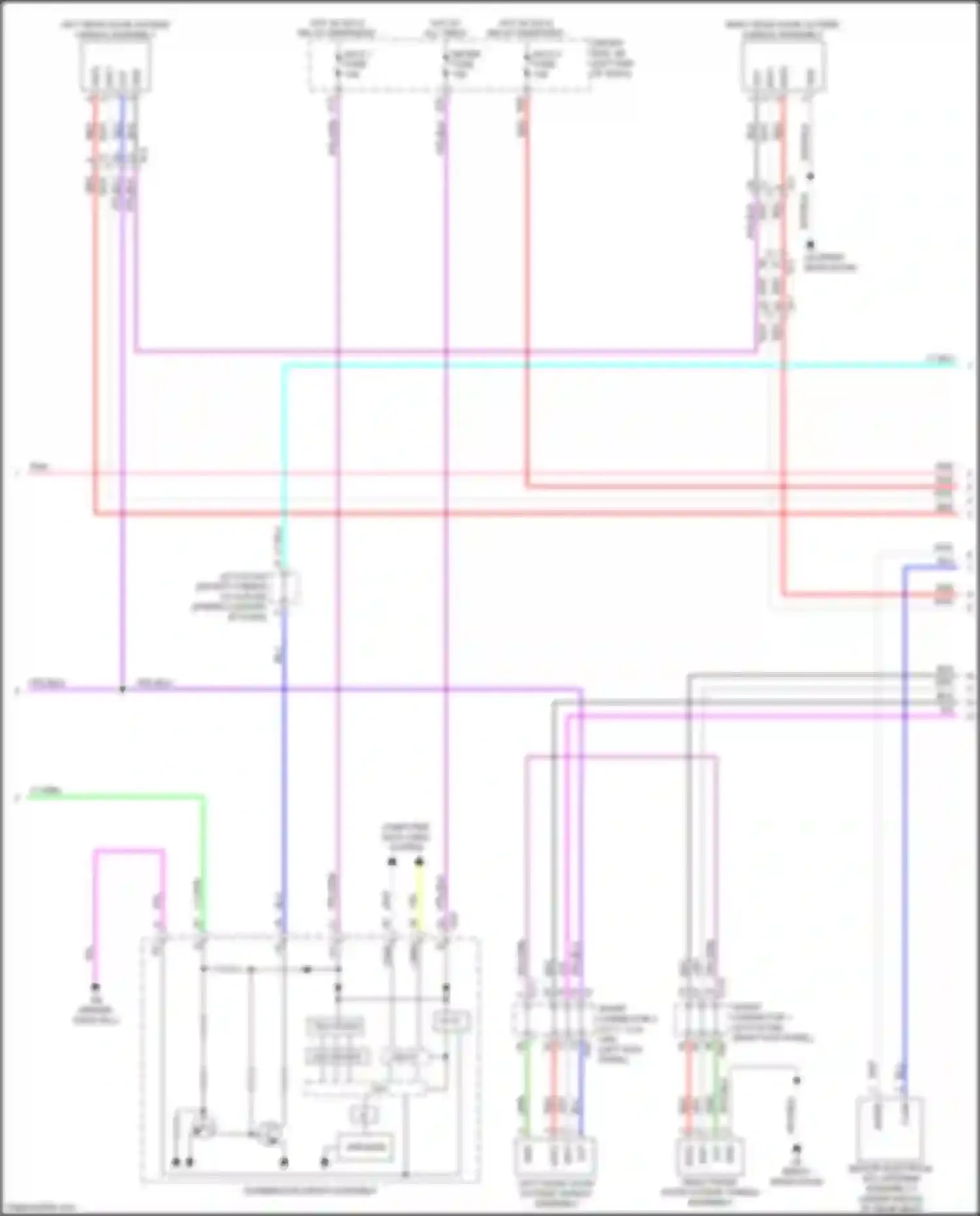 Wiring diagram blk for Lexus LS V (2017-2021) (191 of 201)