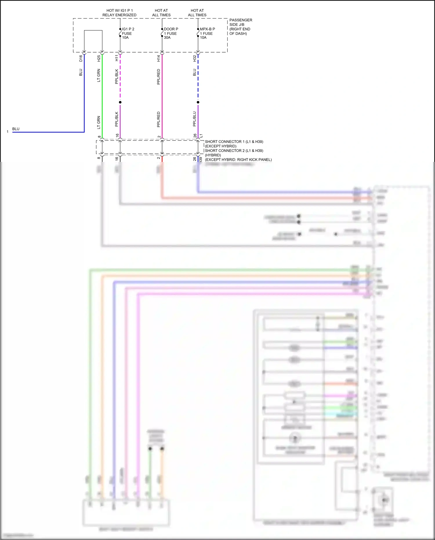 Lexus LS V (2017-2021) blk/red wiring diagram  (3 of 4)
