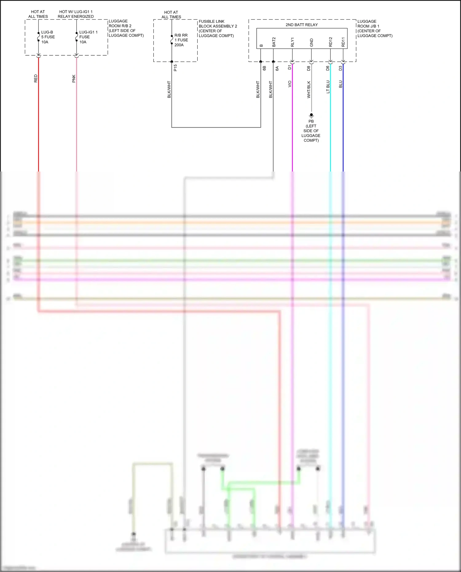 Lexus LS V (2017-2021) blu wiring diagram  (170 of 180)