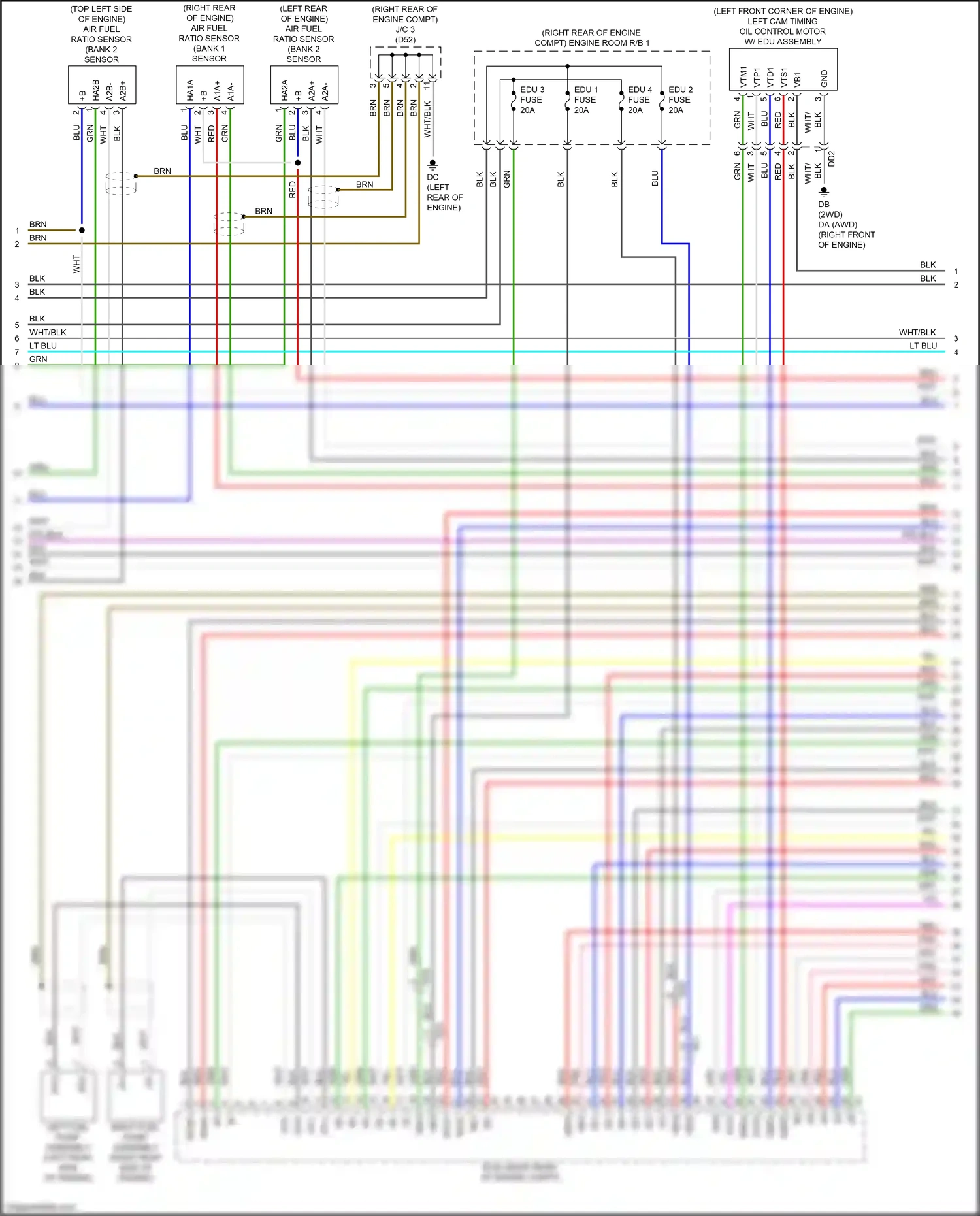 Lexus LS V (2017-2021) blu wiring diagram  (147 of 180)