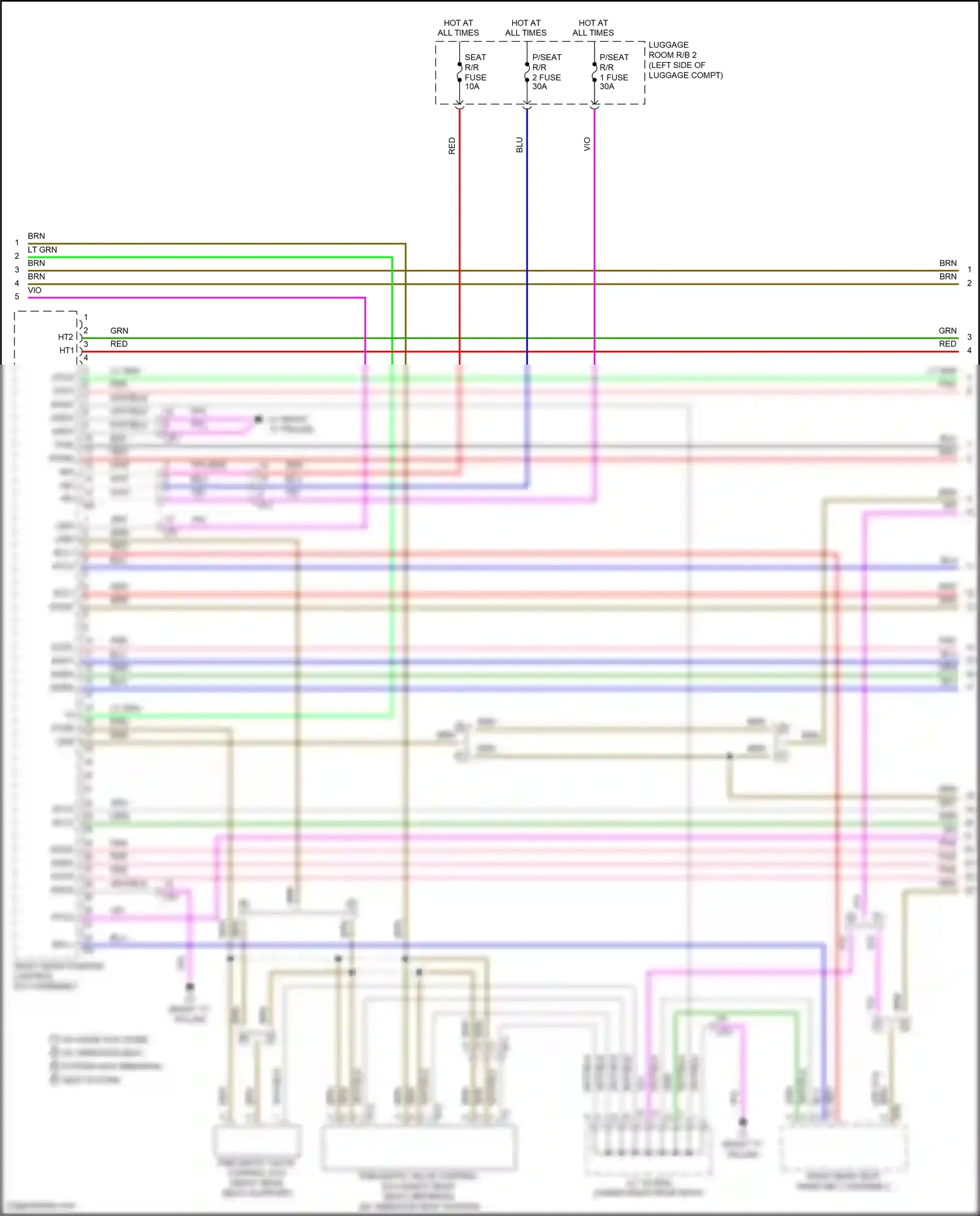 Lexus LS V (2017-2021) brn wiring diagram  (56 of 114)