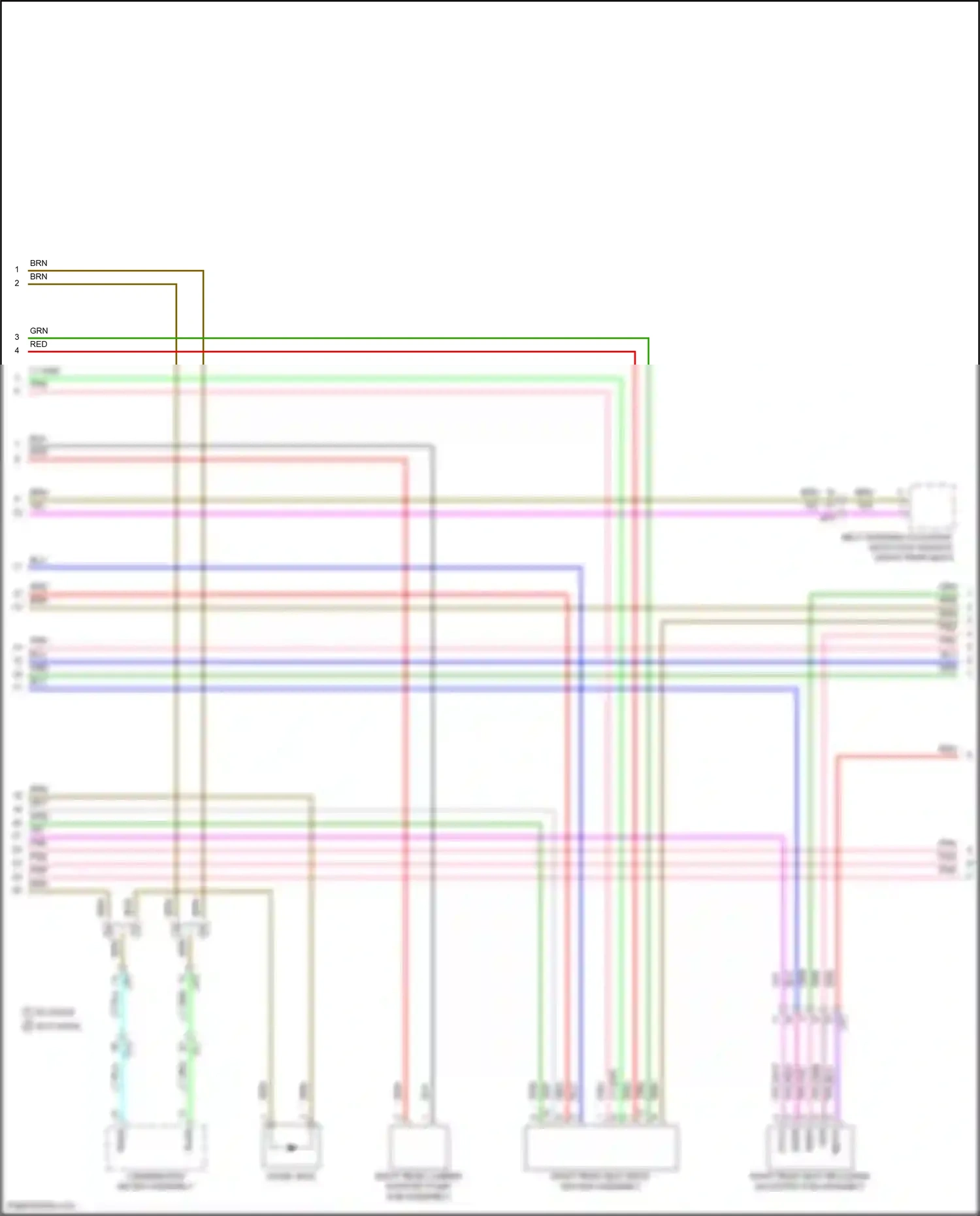 Lexus LS V (2017-2021) brn wiring diagram  (89 of 114)