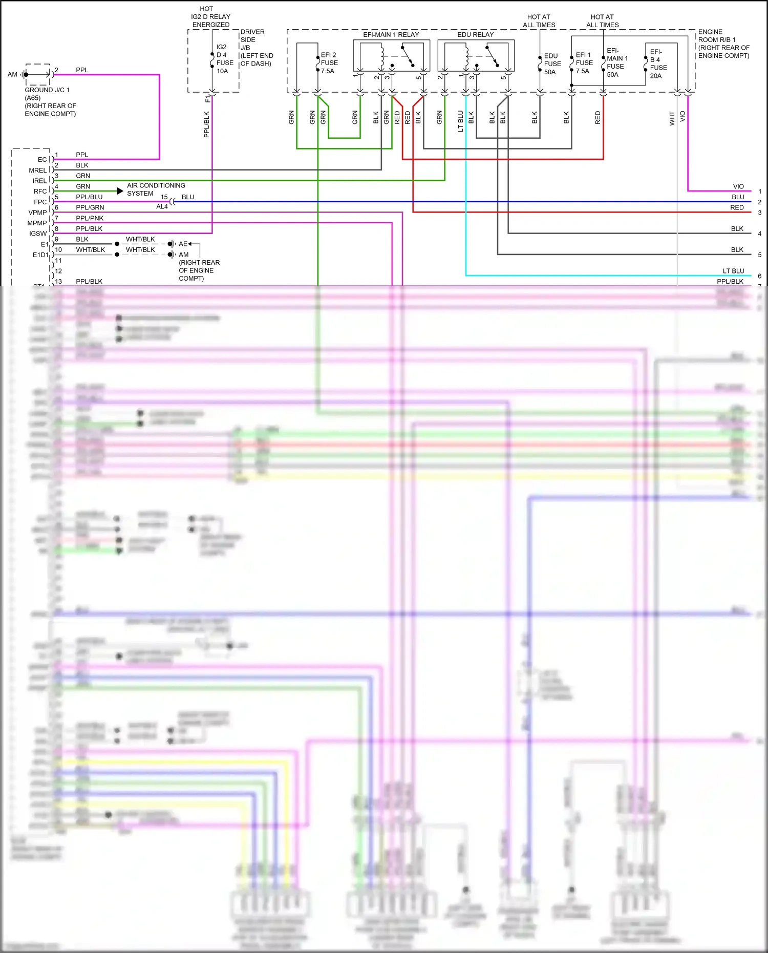 Lexus LS V (2017-2021) brn wiring diagram  (85 of 114)