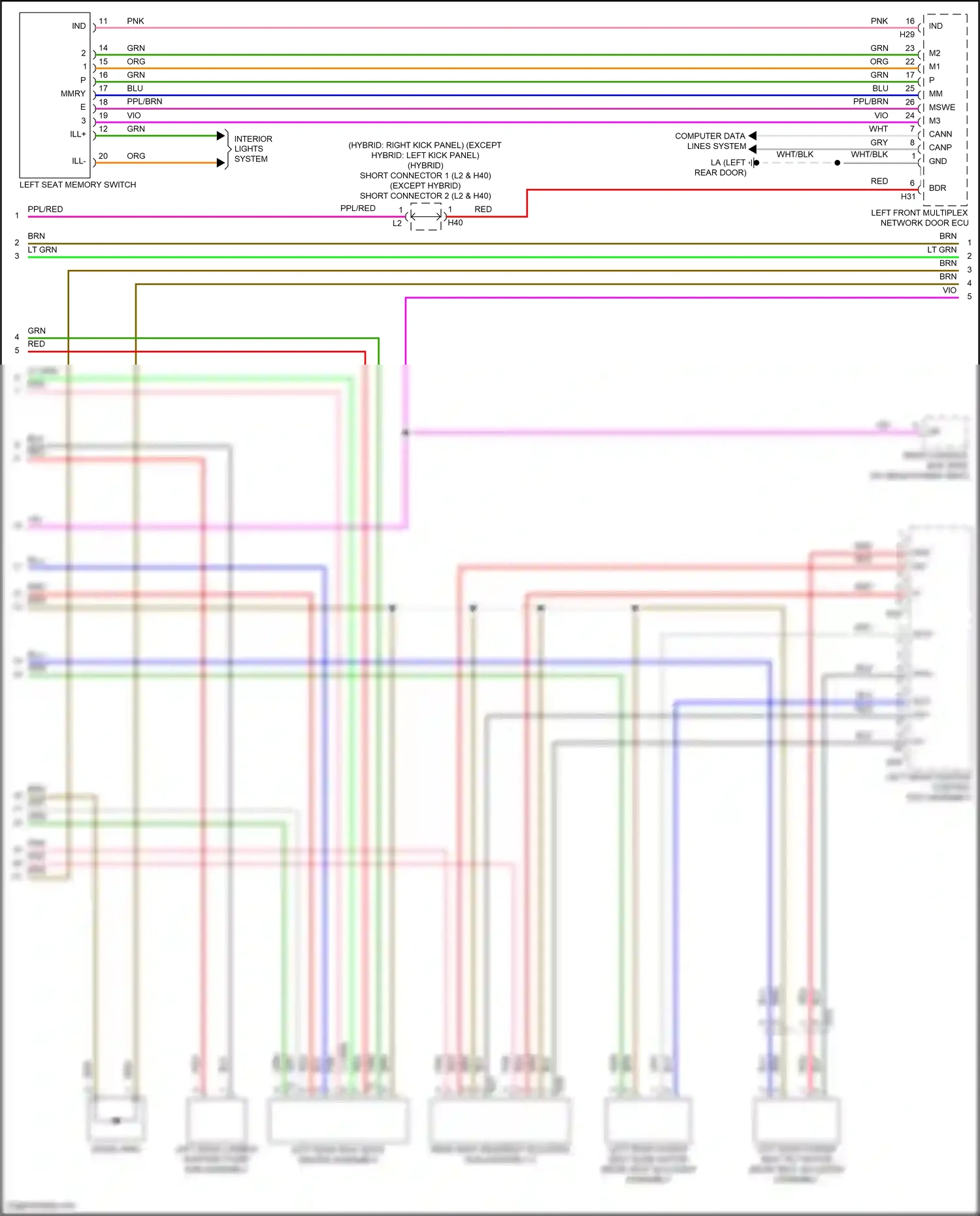 Lexus LS V (2017-2021) brn wiring diagram  (55 of 114)