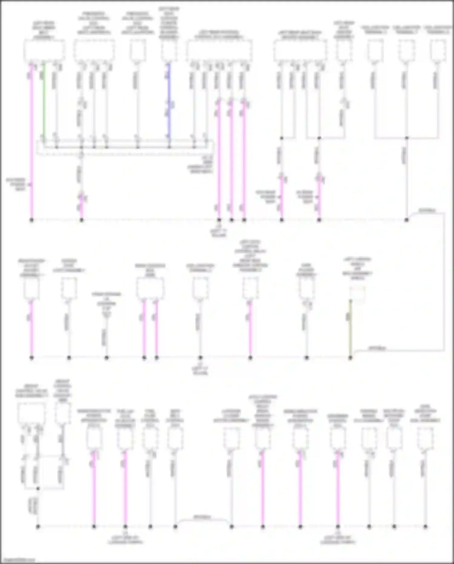 Wiring diagram can junction terminal 8 for Lexus LS V (2017-2021) (2 of 2)