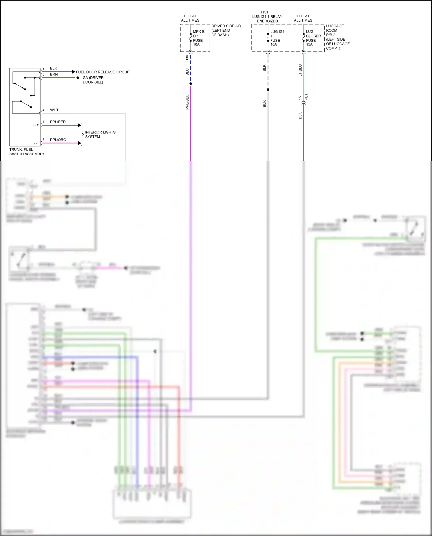 Lexus LS V (2017-2021) computer data lines system wiring diagram  (19 of 131)