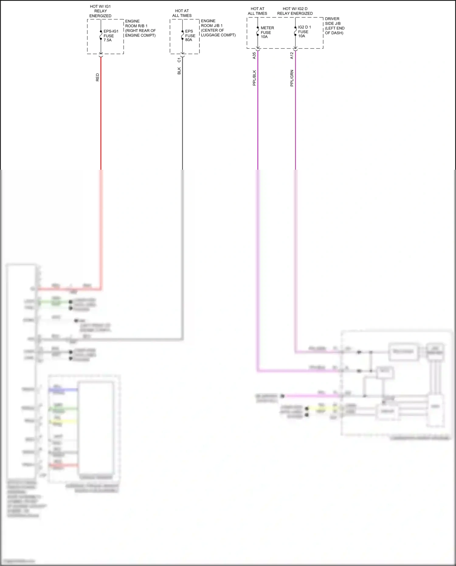 Lexus LS V (2017-2021) computer data lines system wiring diagram  (94 of 131)