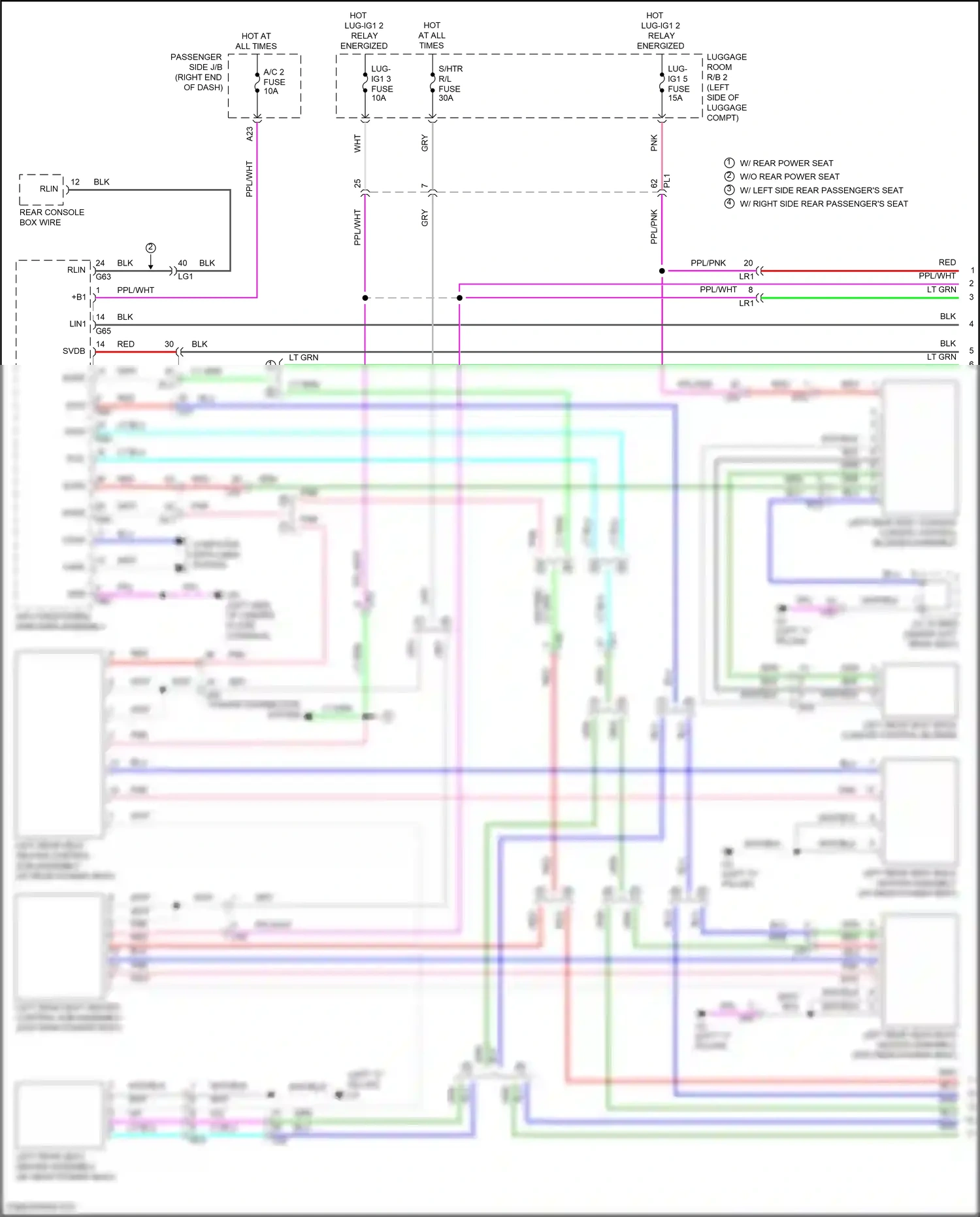 Lexus LS V (2017-2021) computer data lines system wiring diagram  (56 of 131)