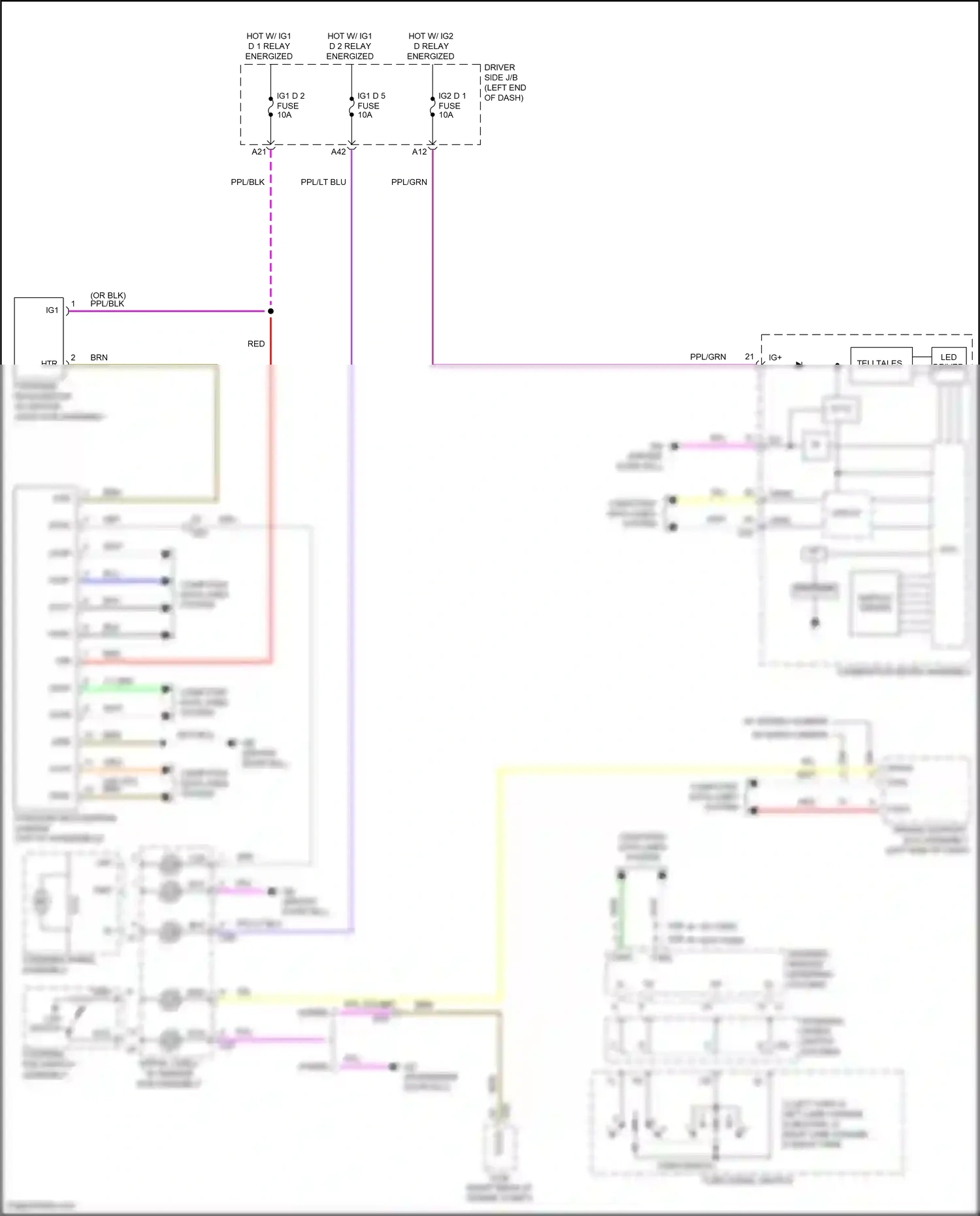 Lexus LS V (2017-2021) computer data lines system wiring diagram  (95 of 131)