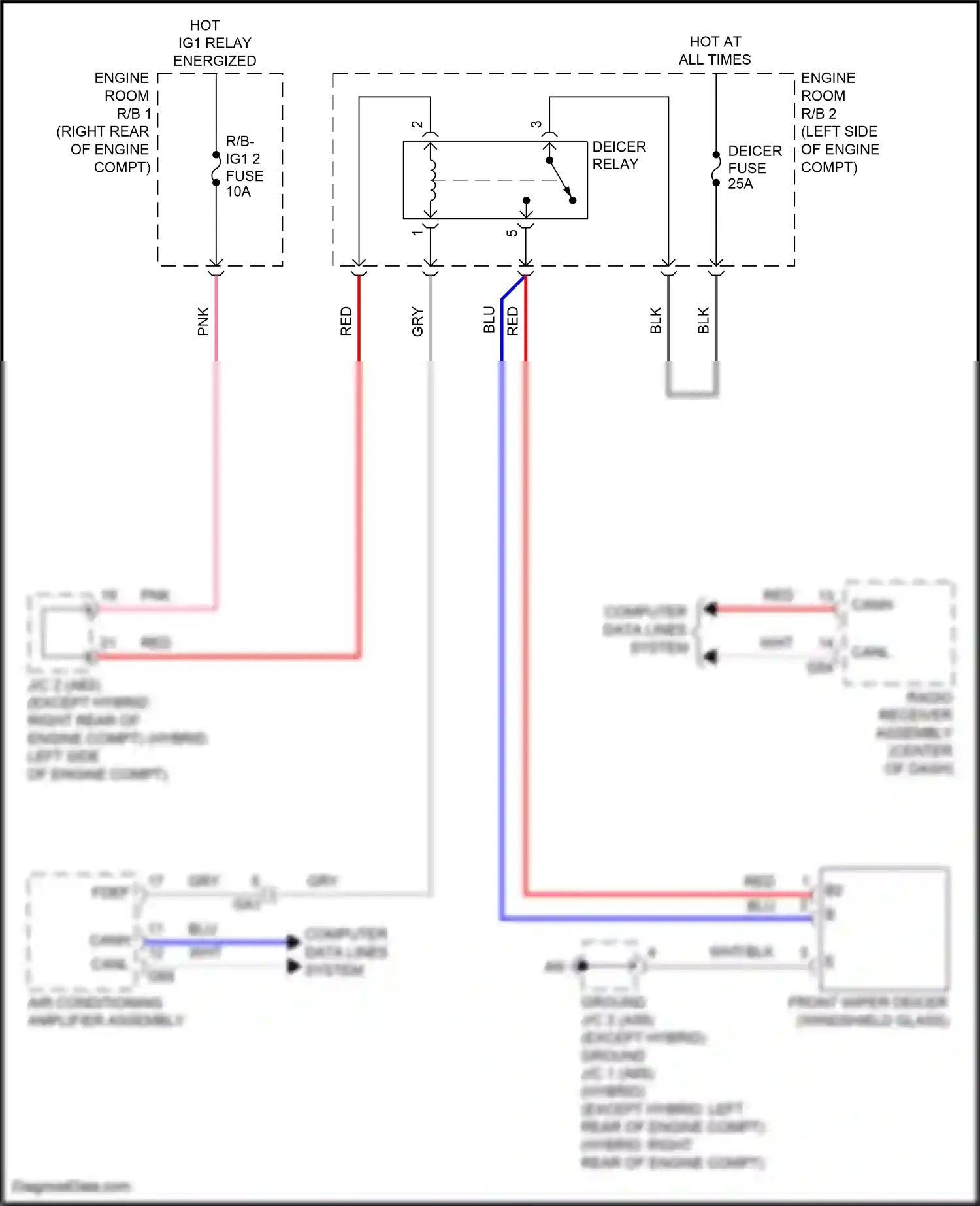 Lexus LS V (2017-2021) computer data lines system wiring diagram  (44 of 131)