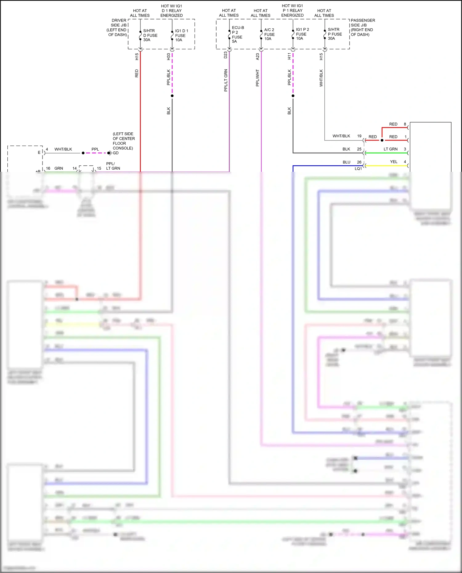 Lexus LS V (2017-2021) computer data lines system wiring diagram  (53 of 131)