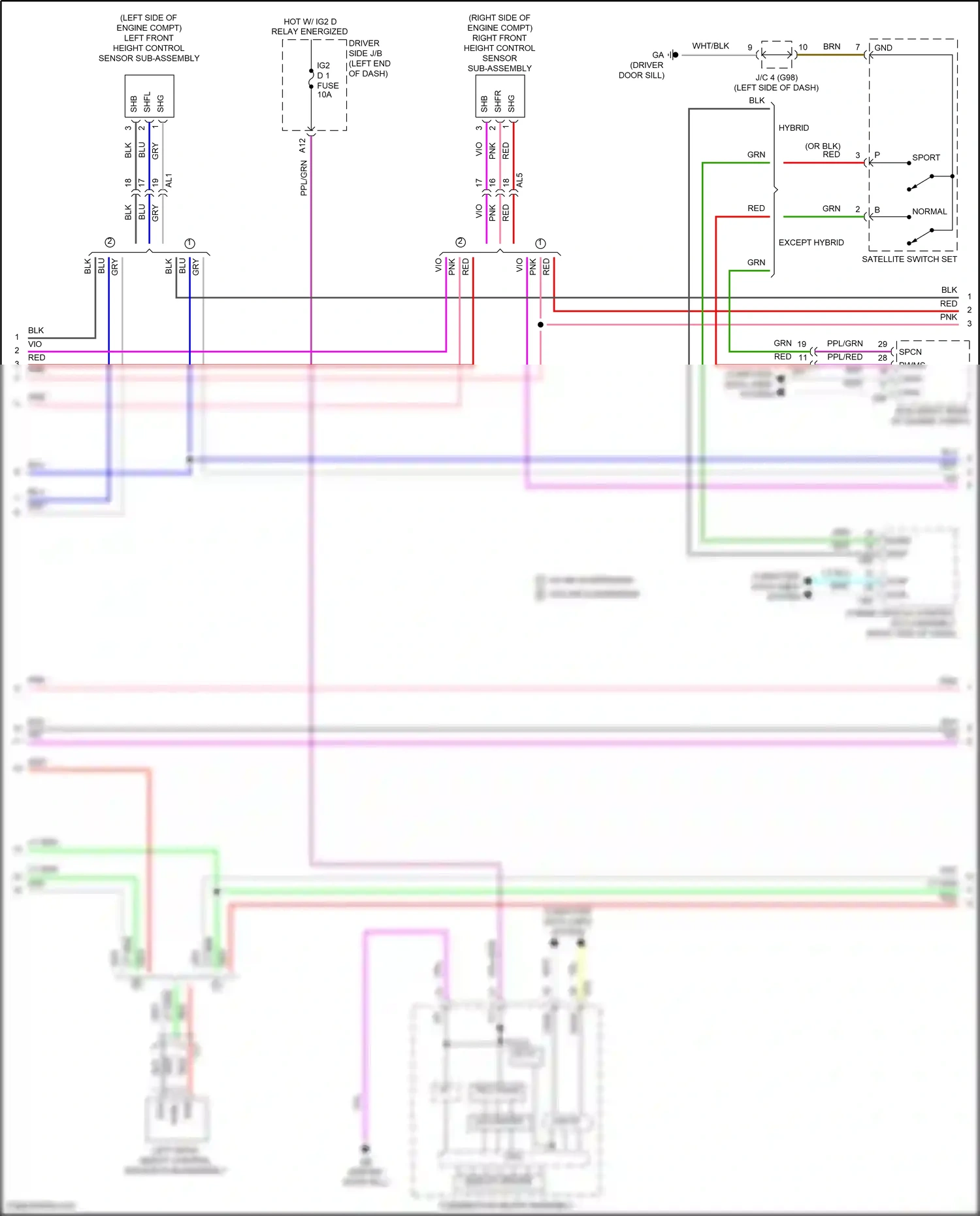 Lexus LS V (2017-2021) computer data lines system wiring diagram  (23 of 131)