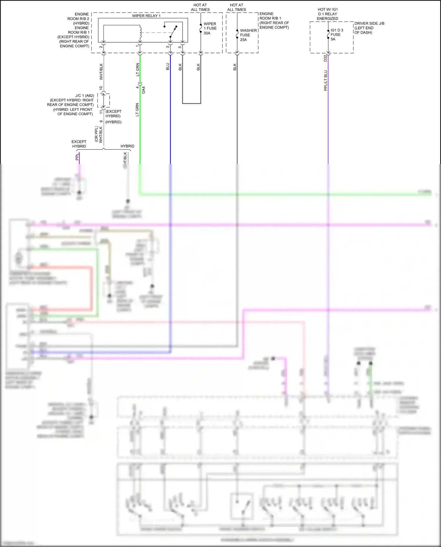 Lexus LS V (2017-2021) computer data lines system wiring diagram  (73 of 131)