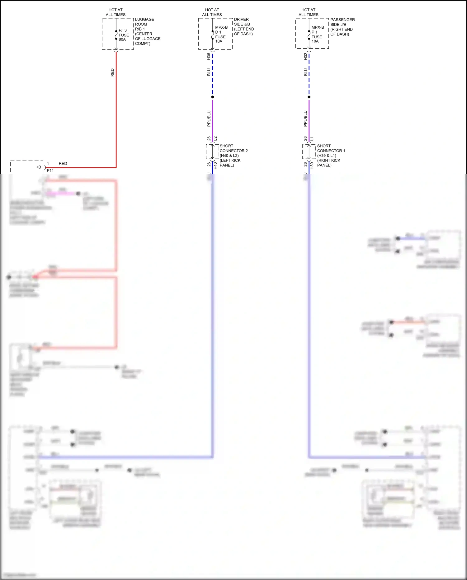 Lexus LS V (2017-2021) computer data lines system wiring diagram  (47 of 131)