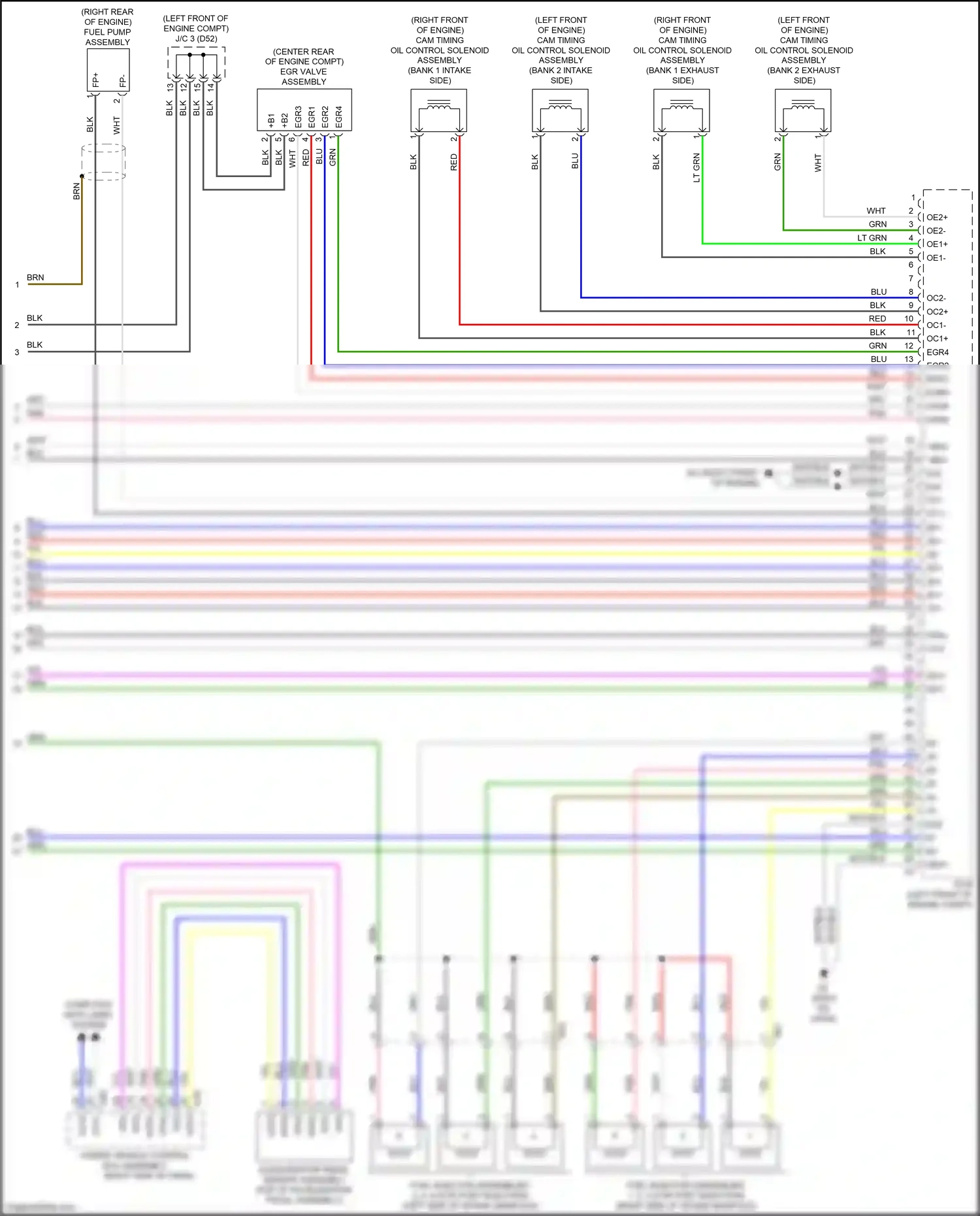 Lexus LS V (2017-2021) computer data lines system wiring diagram  (124 of 131)