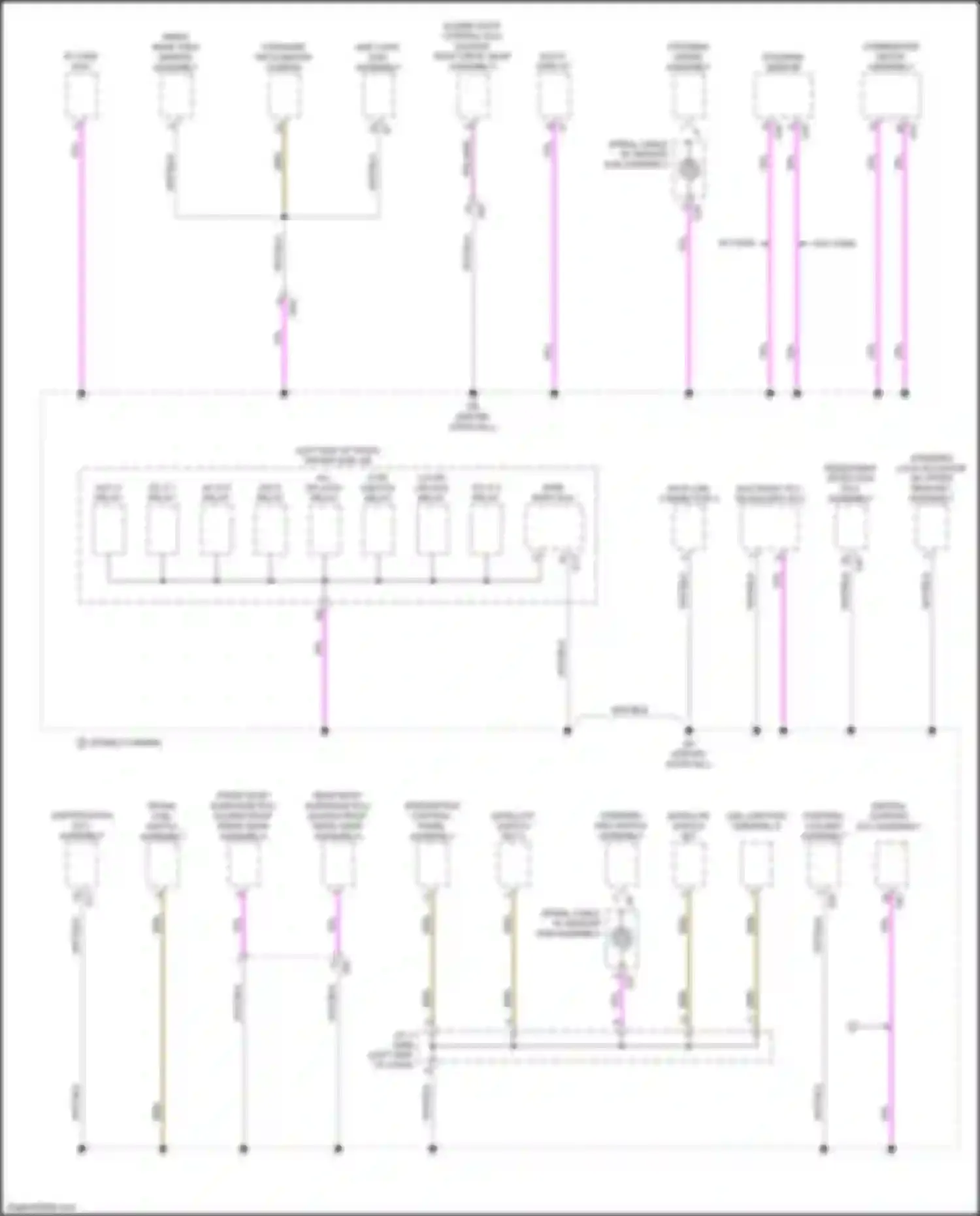 Wiring diagram data link connector 3 for Lexus LS V (2017-2021) (5 of 6)