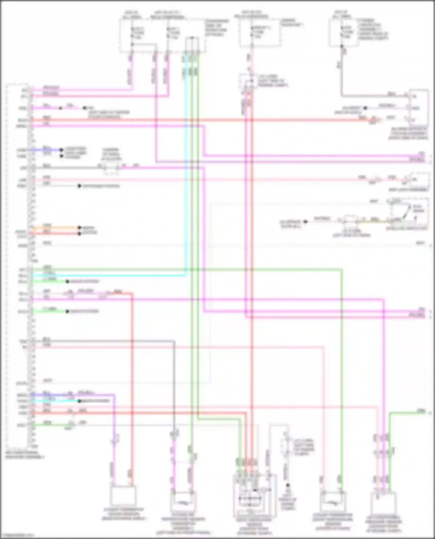 Wiring diagram defogger system for Lexus LS V (2017-2021) (1 of 3)