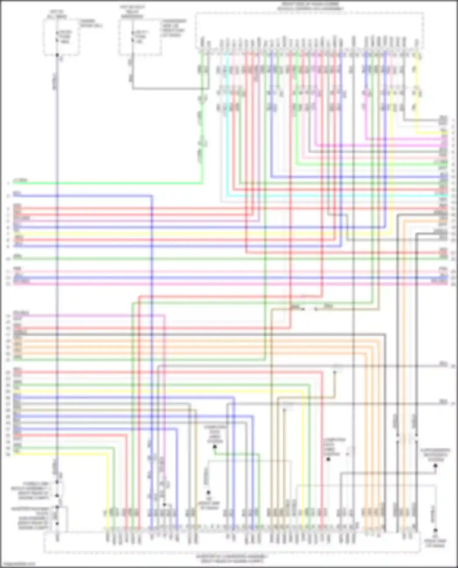 Wiring diagram engine room j/b 2 for Lexus LS V (2017-2021) (4 of 4)