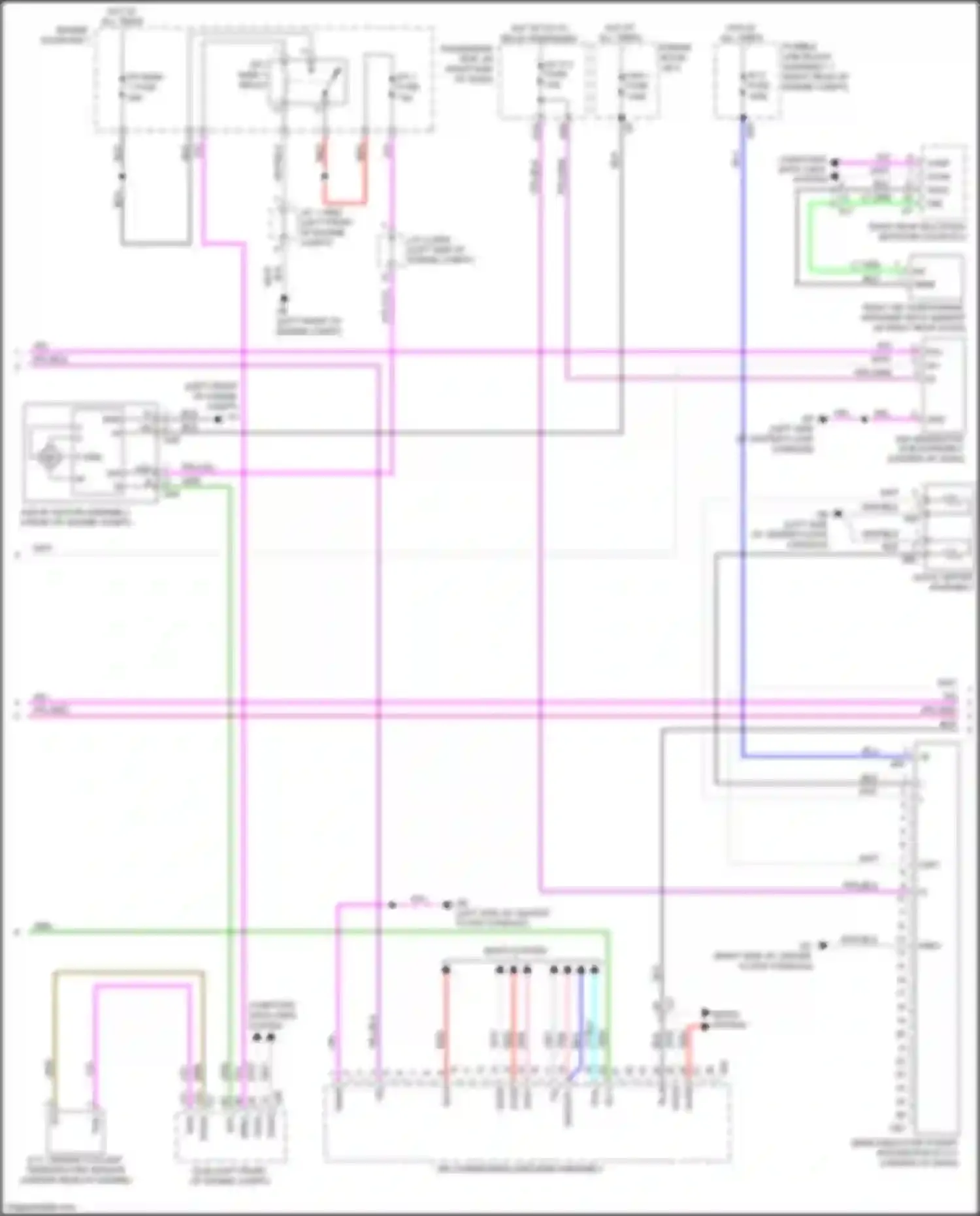 Wiring diagram engine room r/b 1 for Lexus LS V (2017-2021) (5 of 37)
