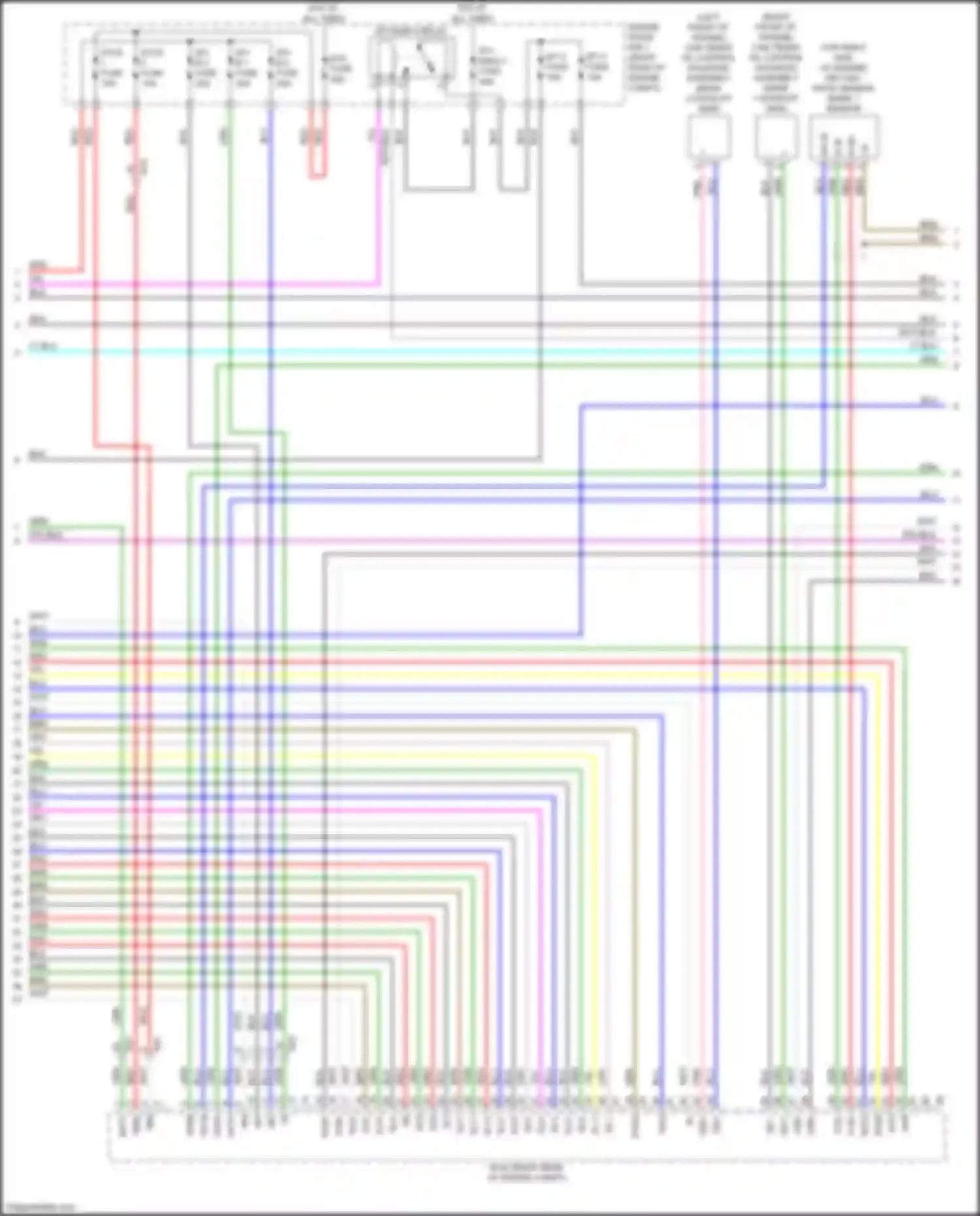 Wiring diagram fcm+ for Lexus LS V (2017-2021) (1 of 2)