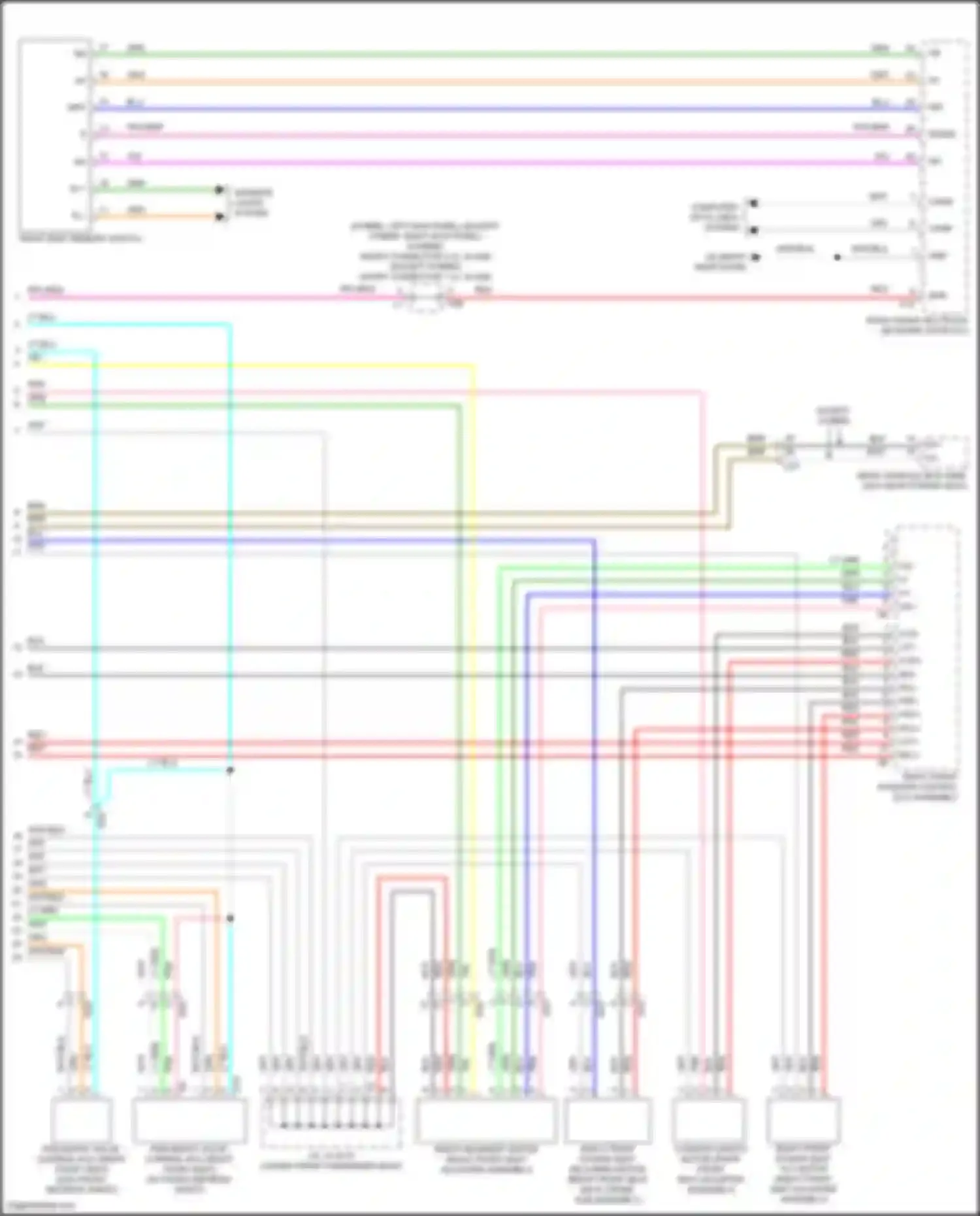 Wiring diagram frv- for Lexus LS V (2017-2021) (1 of 4)