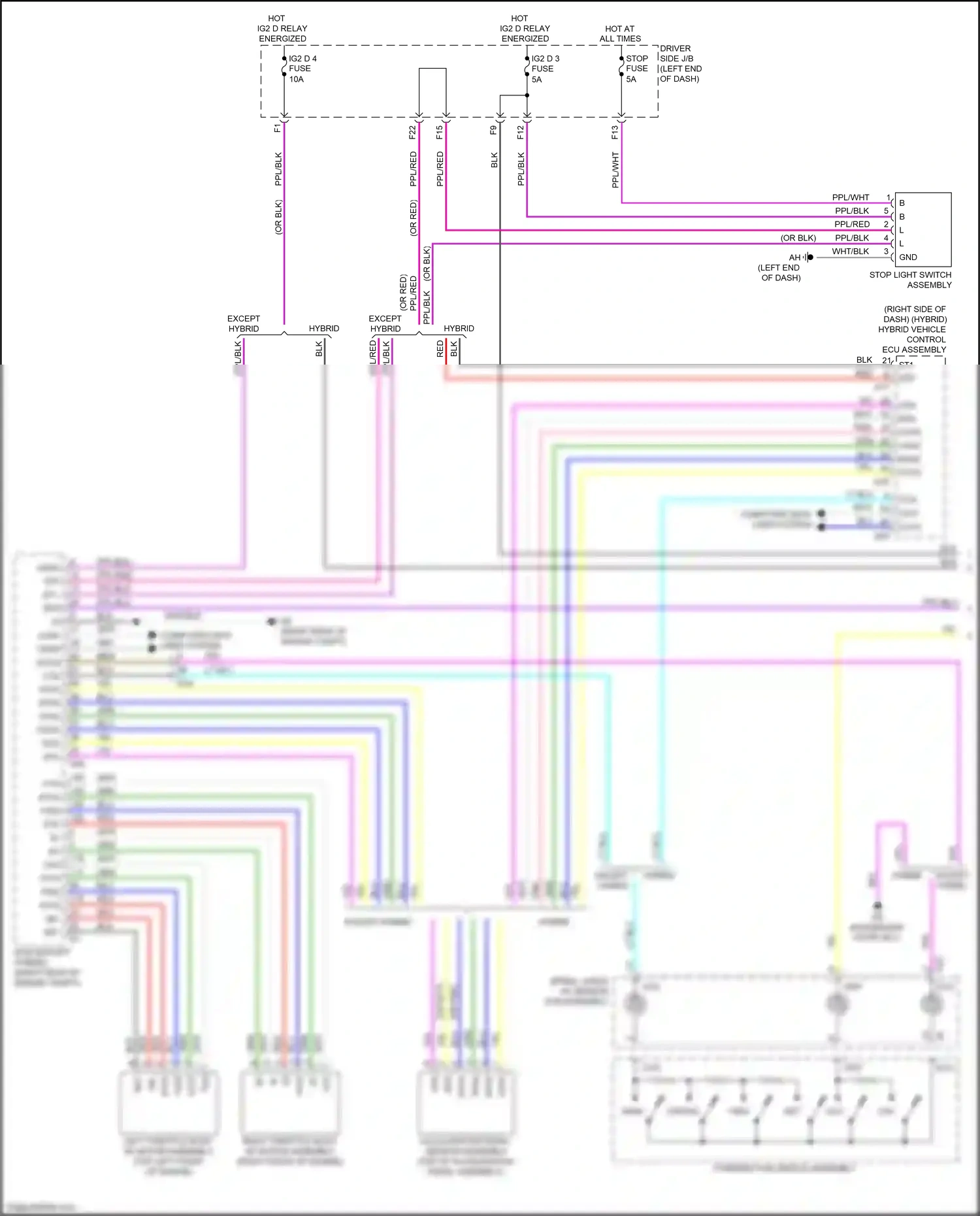 Lexus LS V (2017-2021) gry wiring diagram  (101 of 157)