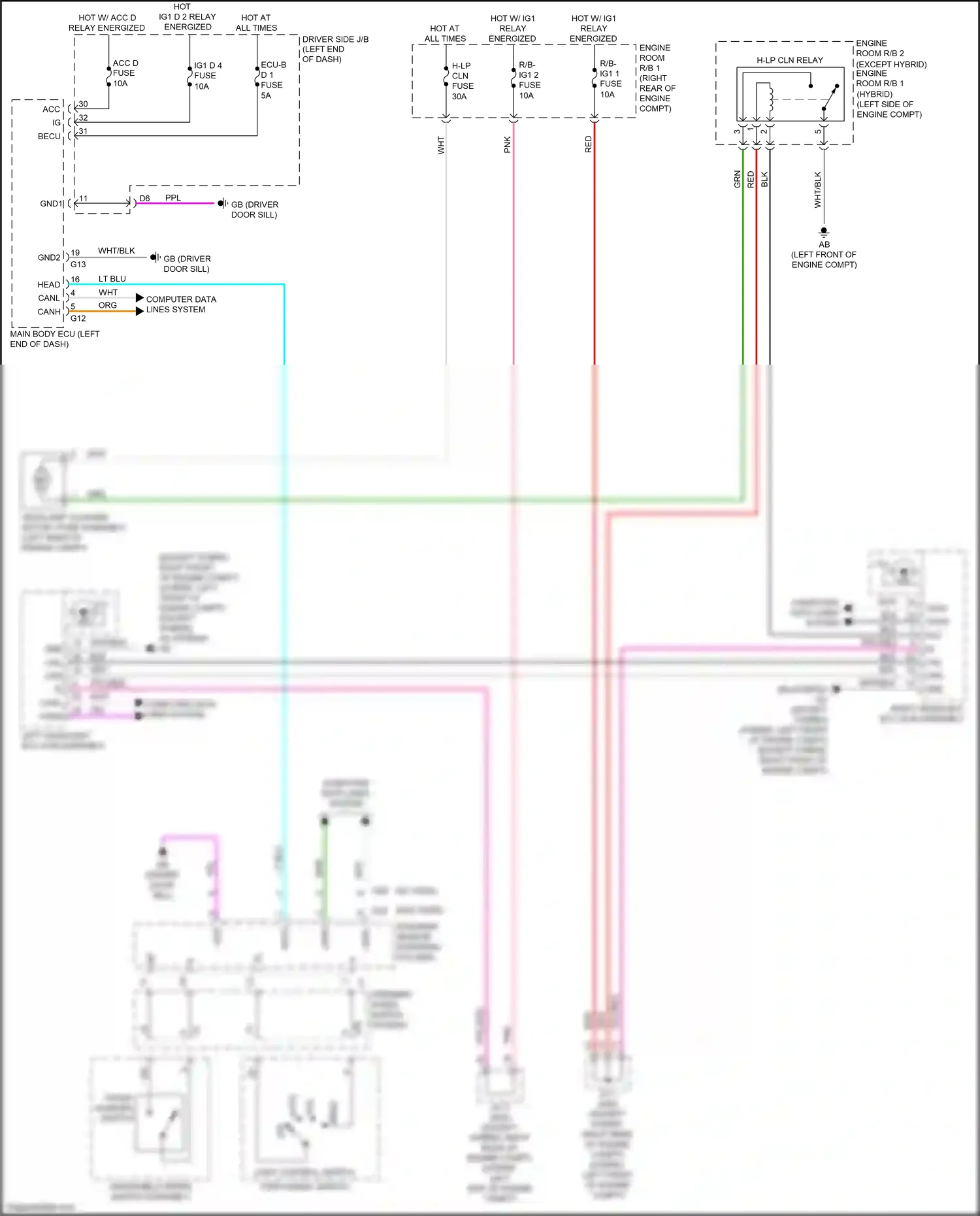Lexus LS V (2017-2021) gry wiring diagram  (119 of 157)