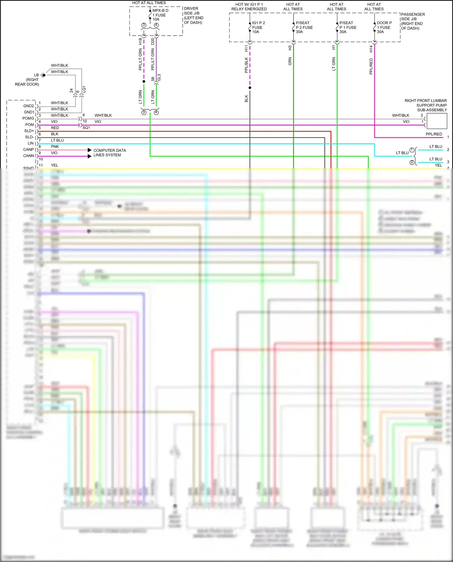 Lexus LS V (2017-2021) gry wiring diagram  (81 of 157)