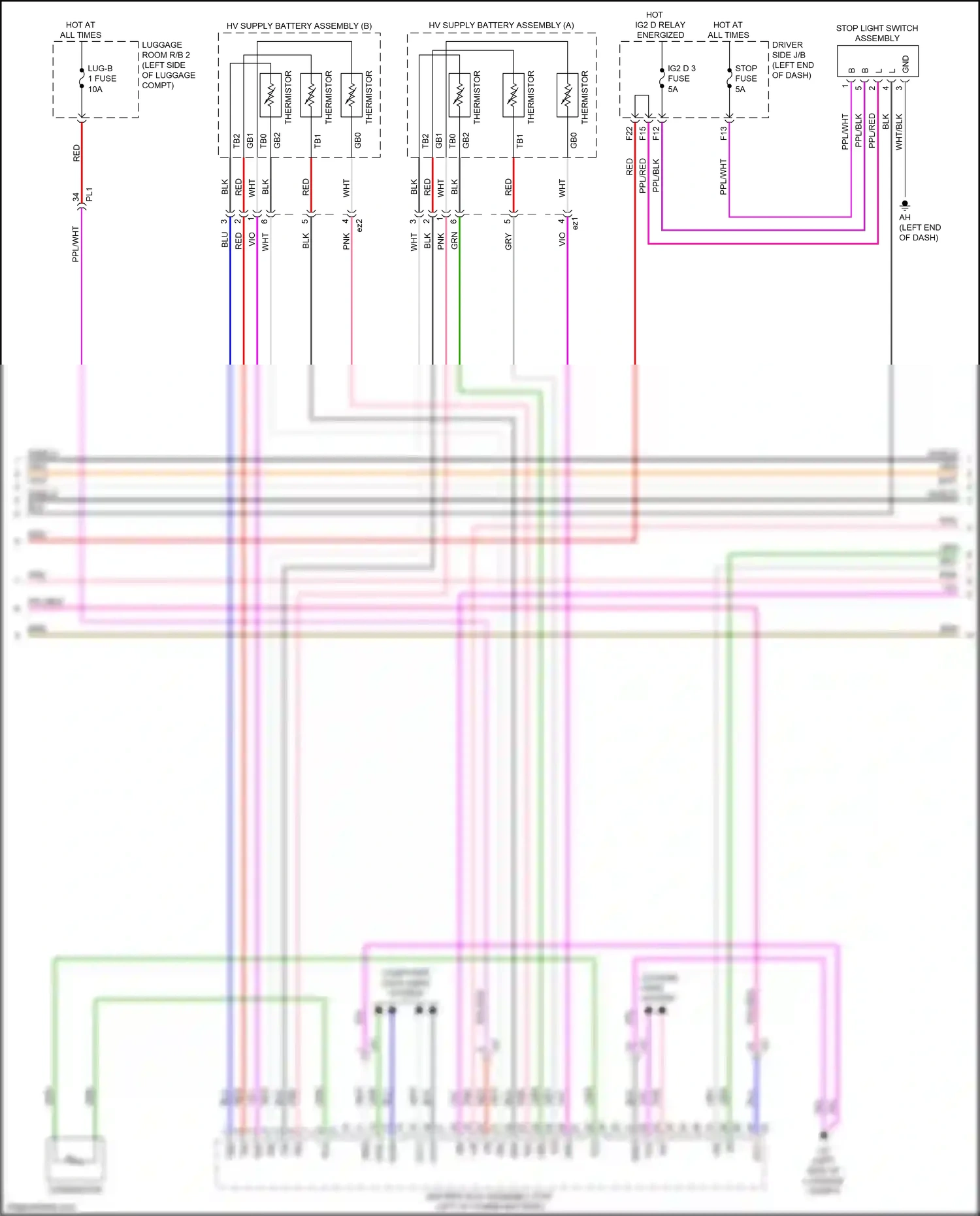 Lexus LS V (2017-2021) gry wiring diagram  (149 of 157)