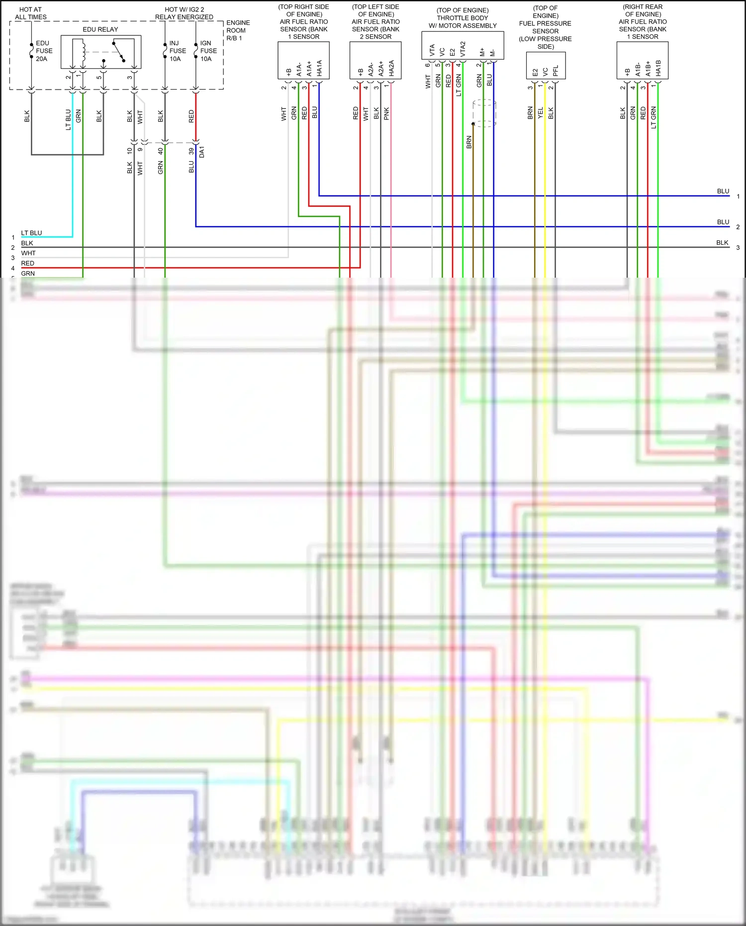 Lexus LS V (2017-2021) gry wiring diagram  (144 of 157)