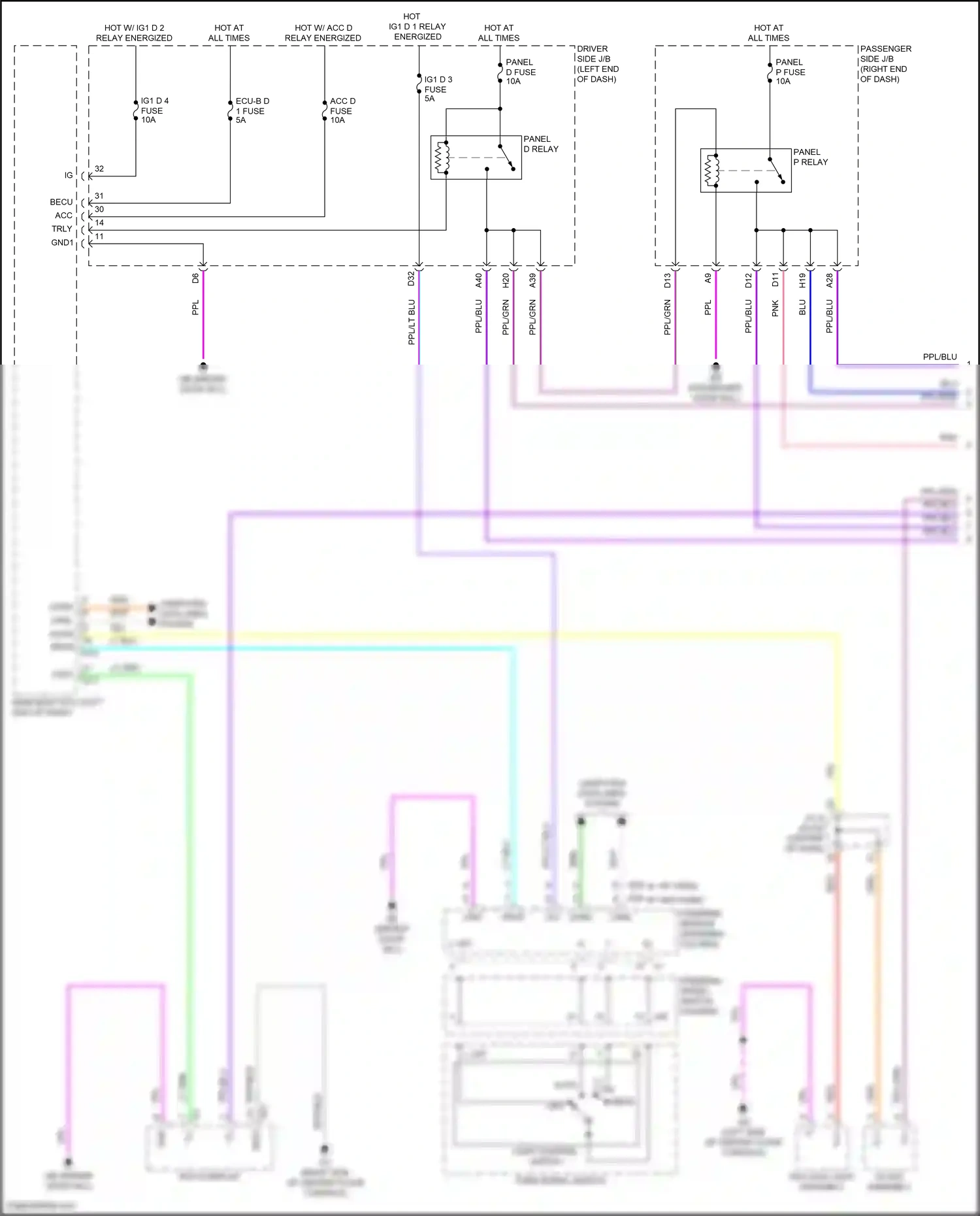 Lexus LS V (2017-2021) head ess wiring diagram  (1 of 1)
