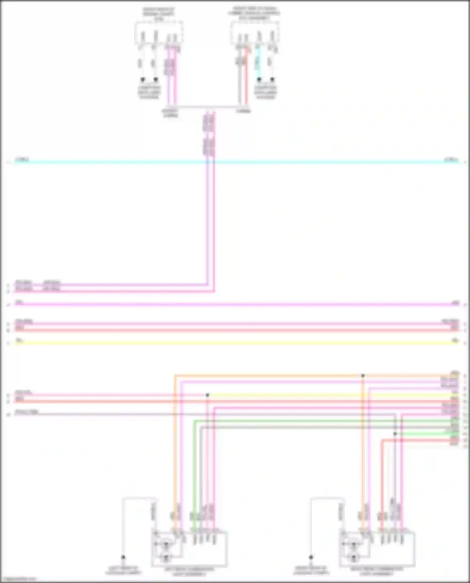Wiring diagram hybrid vehicle control ecu assembly for Lexus LS V (2017-2021) (5 of 15)