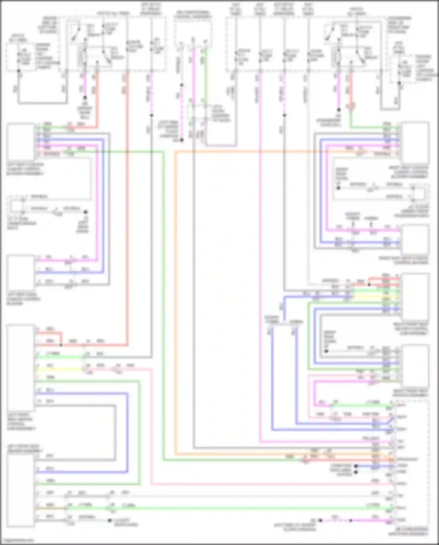Wiring diagram j/b p-alt fuse for Lexus LS V (2017-2021) (1 of 2)
