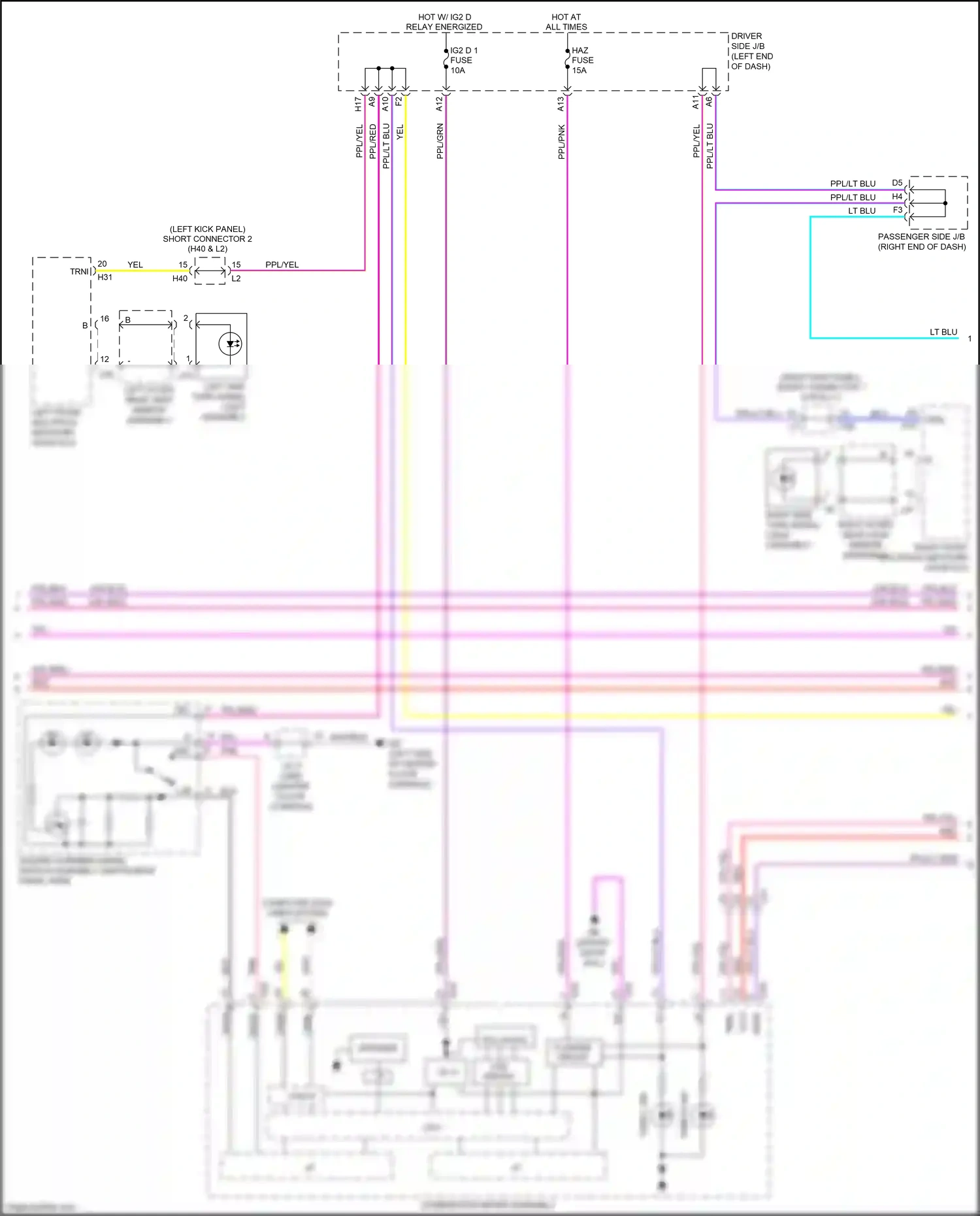 Lexus LS V (2017-2021) led driver wiring diagram  (5 of 23)