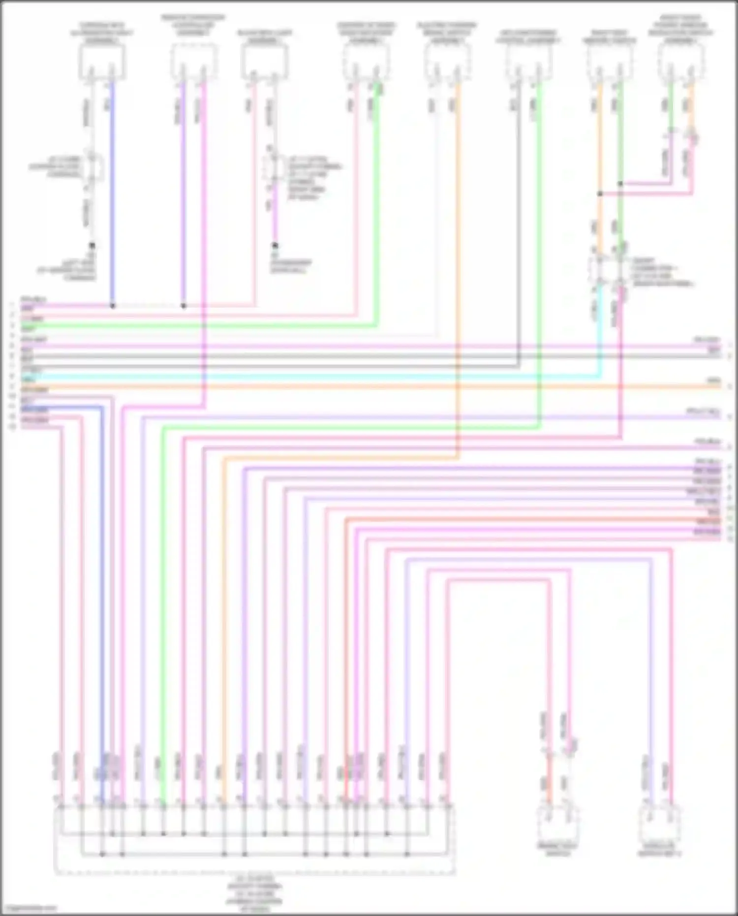 Wiring diagram lt blu for Lexus LS V (2017-2021) (16 of 119)