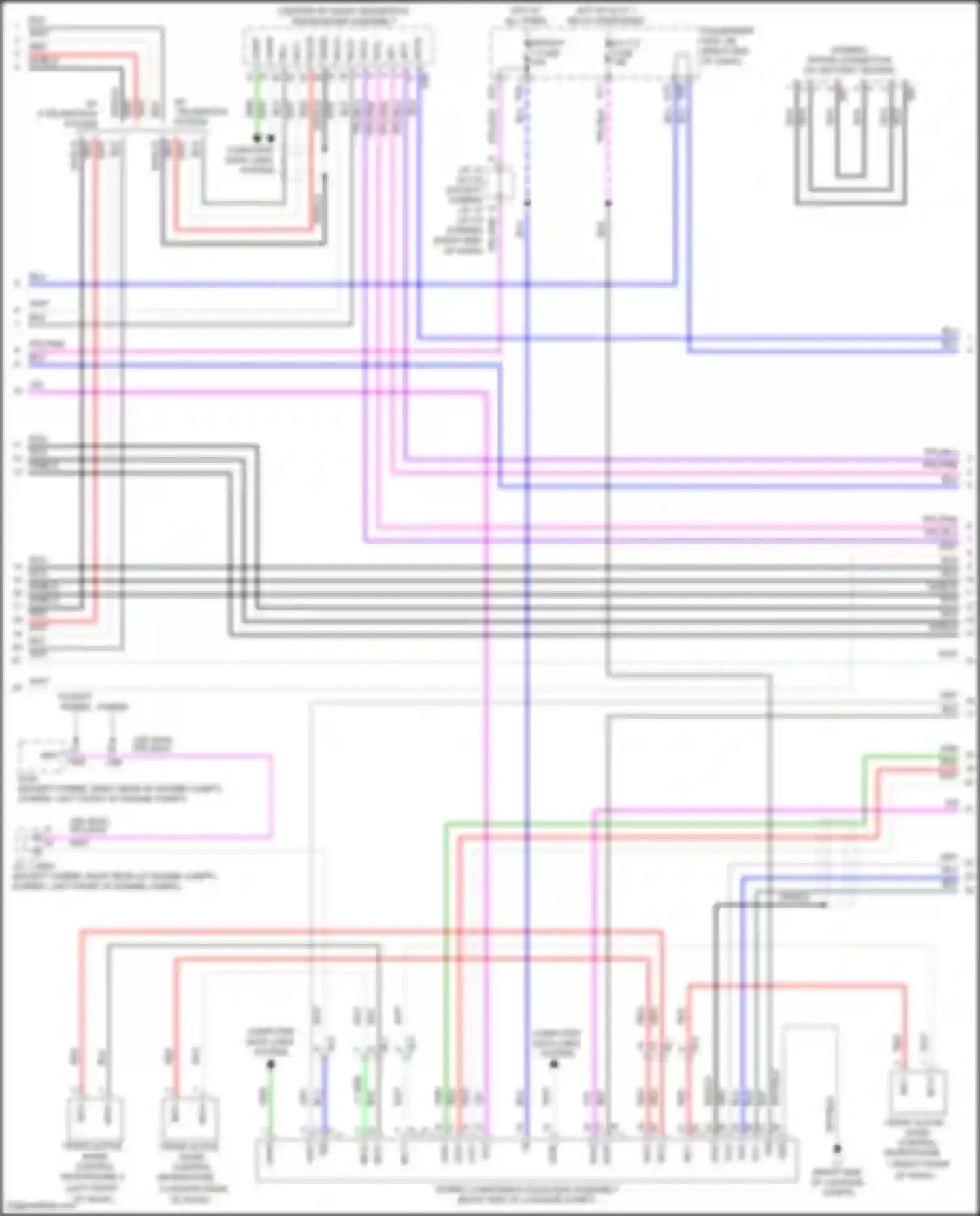 Wiring diagram mci- for Lexus LS V (2017-2021) (1 of 3)
