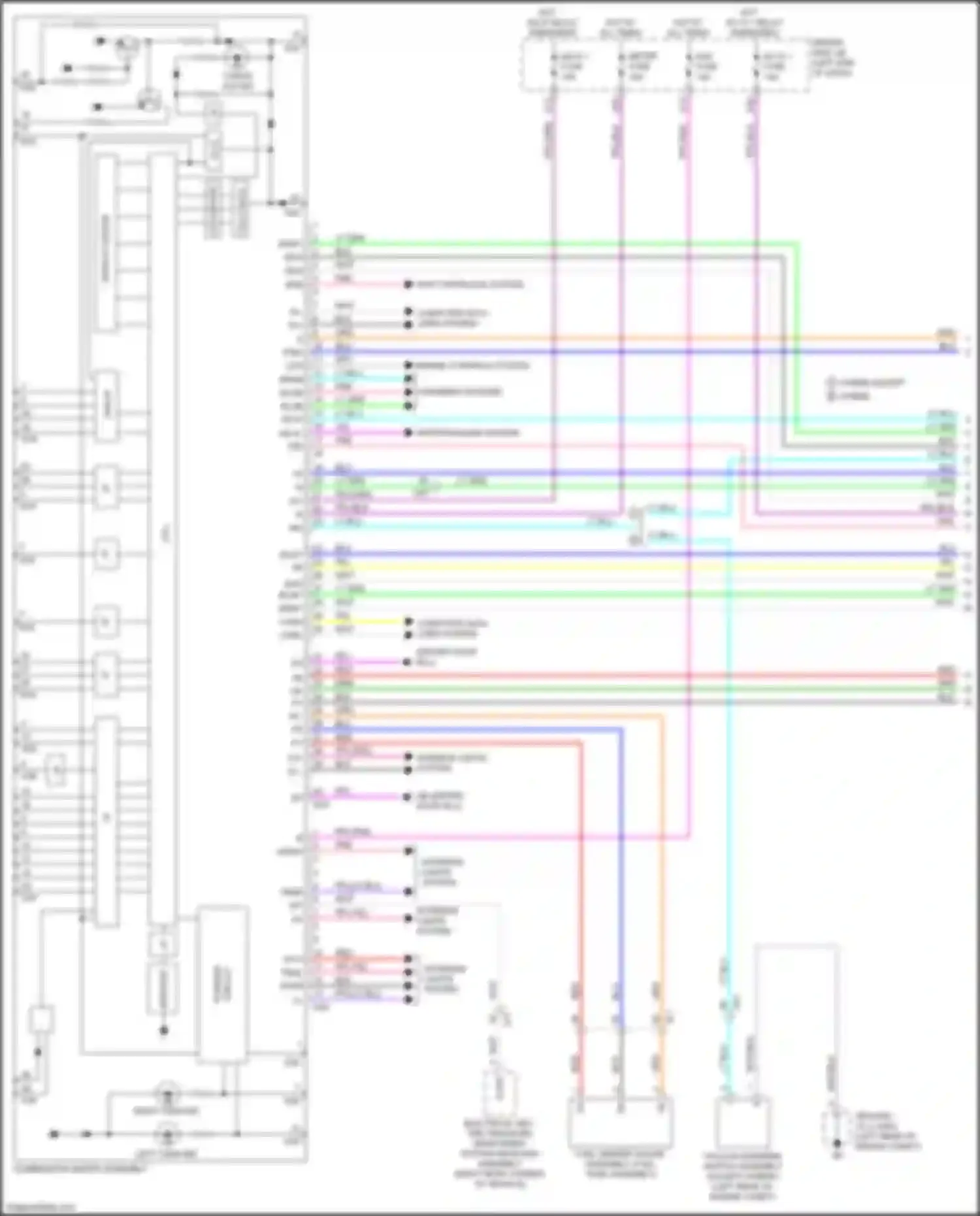 Wiring diagram msm+ for Lexus LS V (2017-2021) (1 of 1)