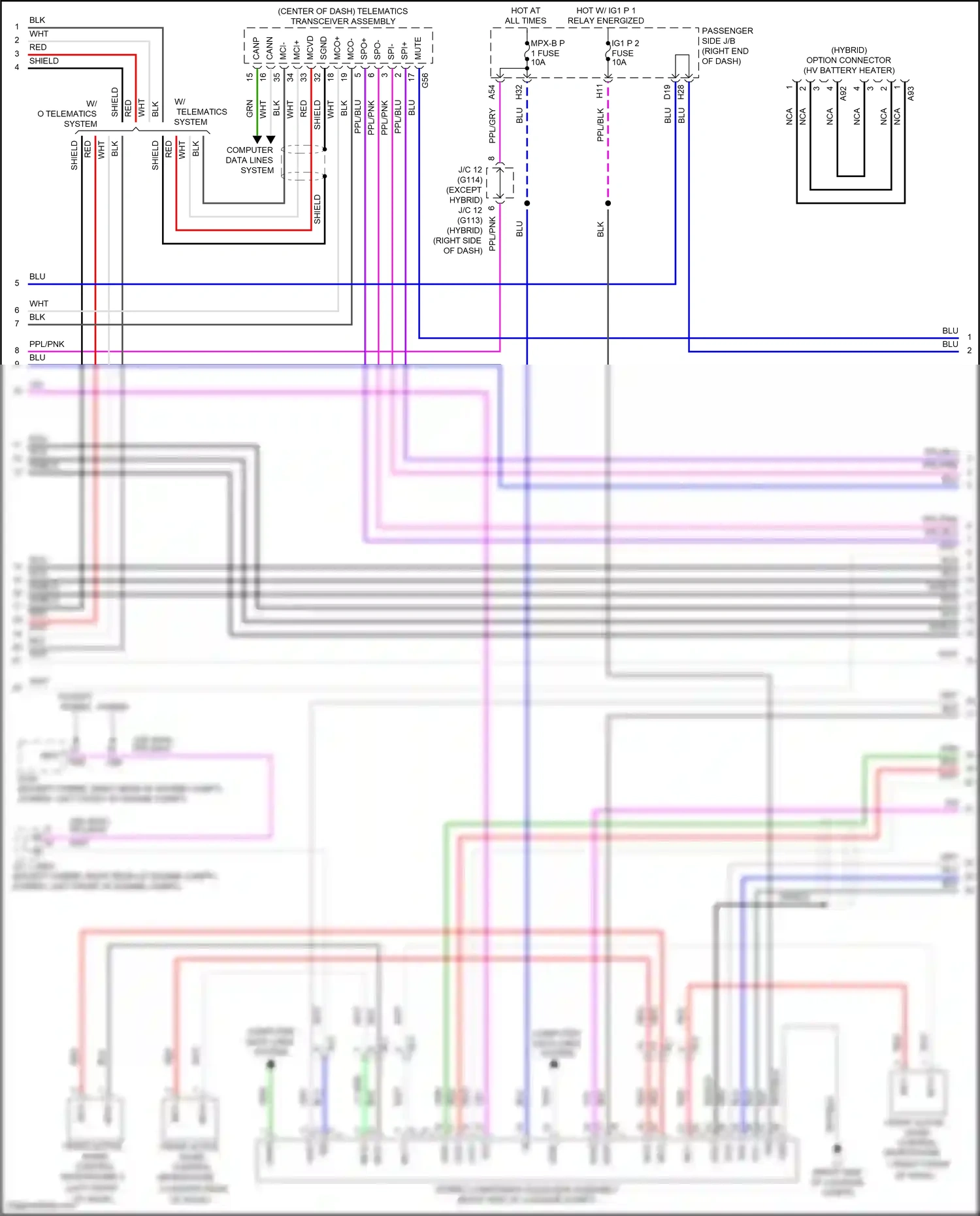 Lexus LS V (2017-2021) nca wiring diagram  (6 of 27)