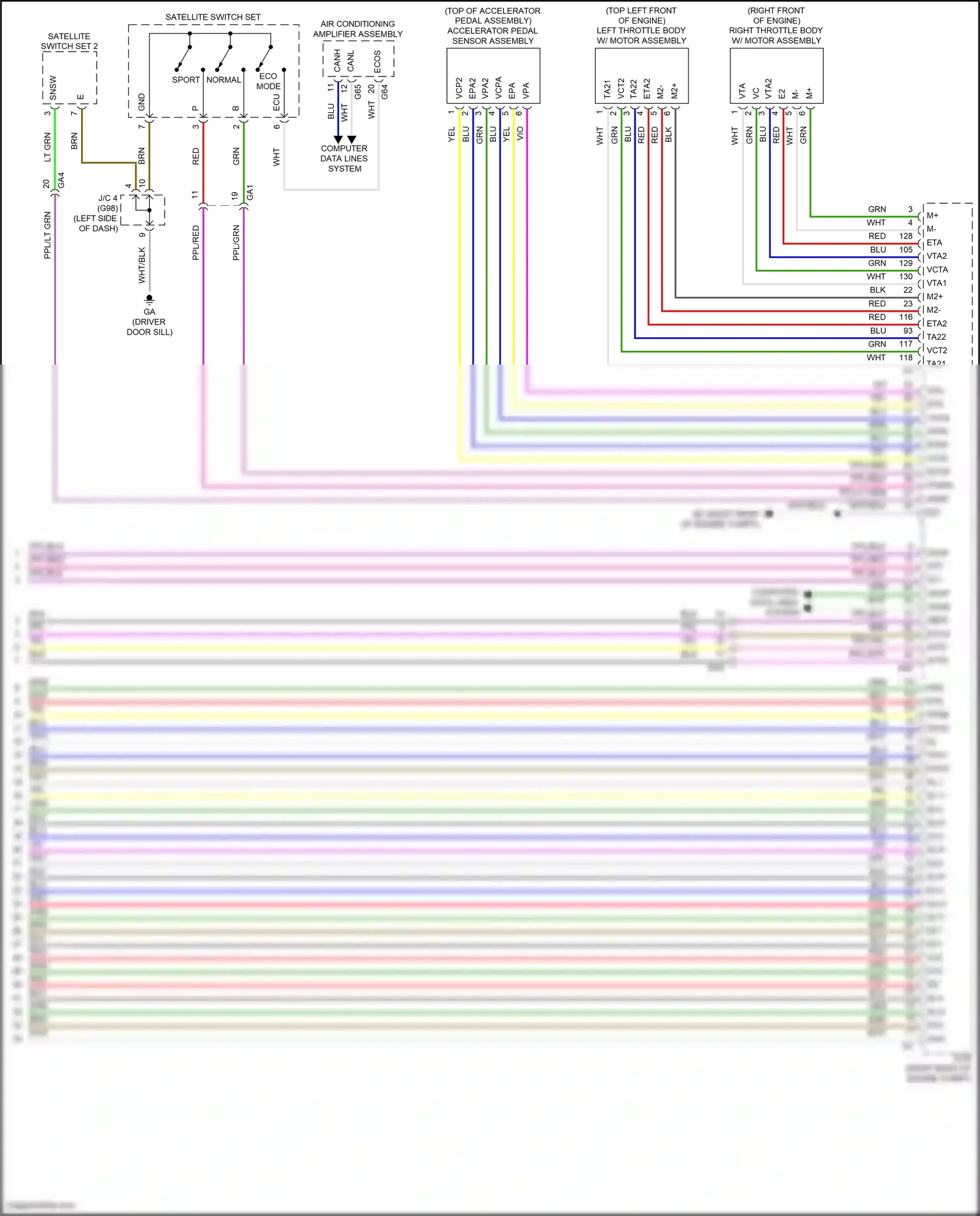 Lexus LS V (2017-2021) ppl/blk wiring diagram  (30 of 89)