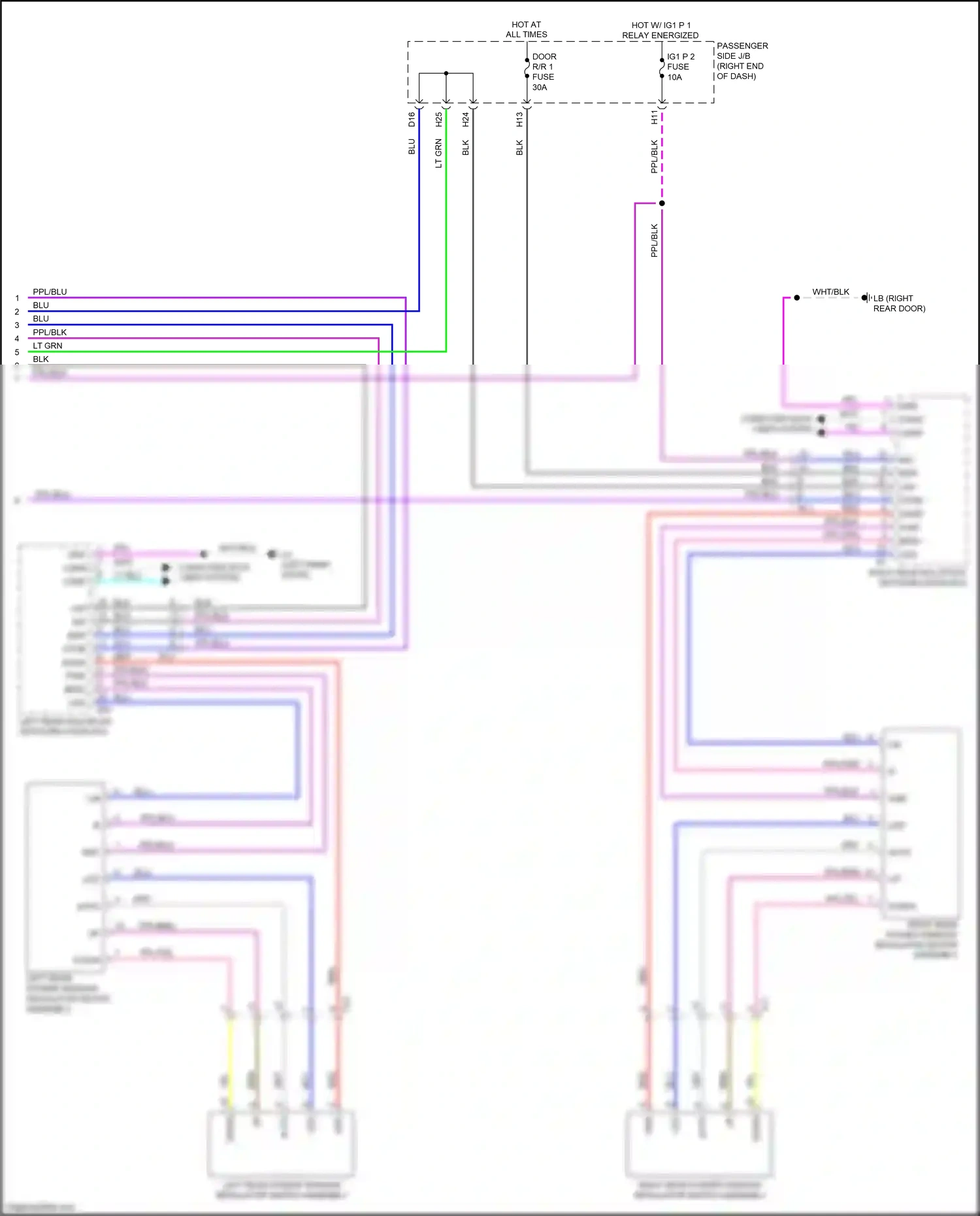 Lexus LS V (2017-2021) ppl/blu wiring diagram  (39 of 63)